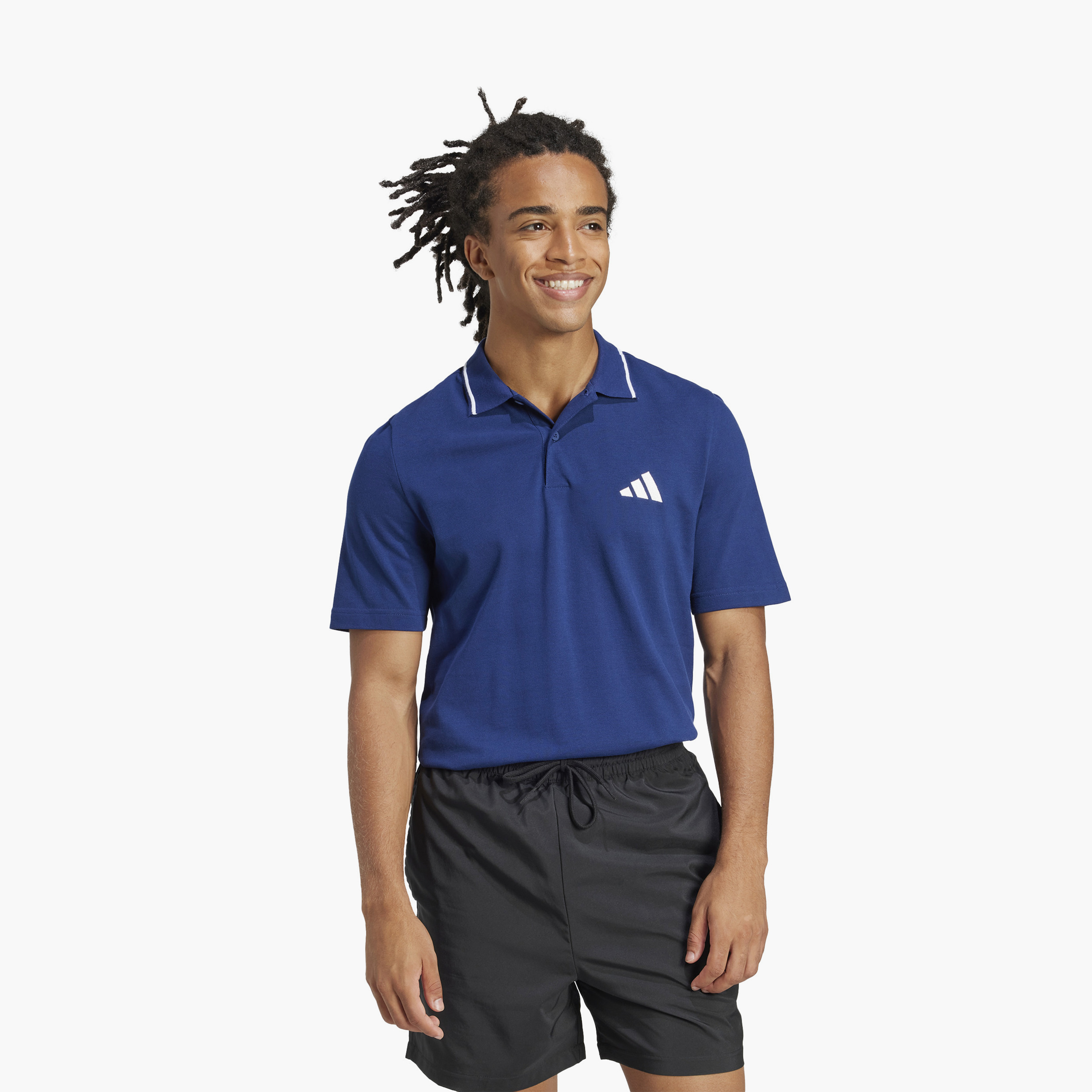 adidas Men's Essentials Logo Pique Polo Shirt M SL PQ PS | OE-men-clothing-tshirtsandpolos-polos-image-1