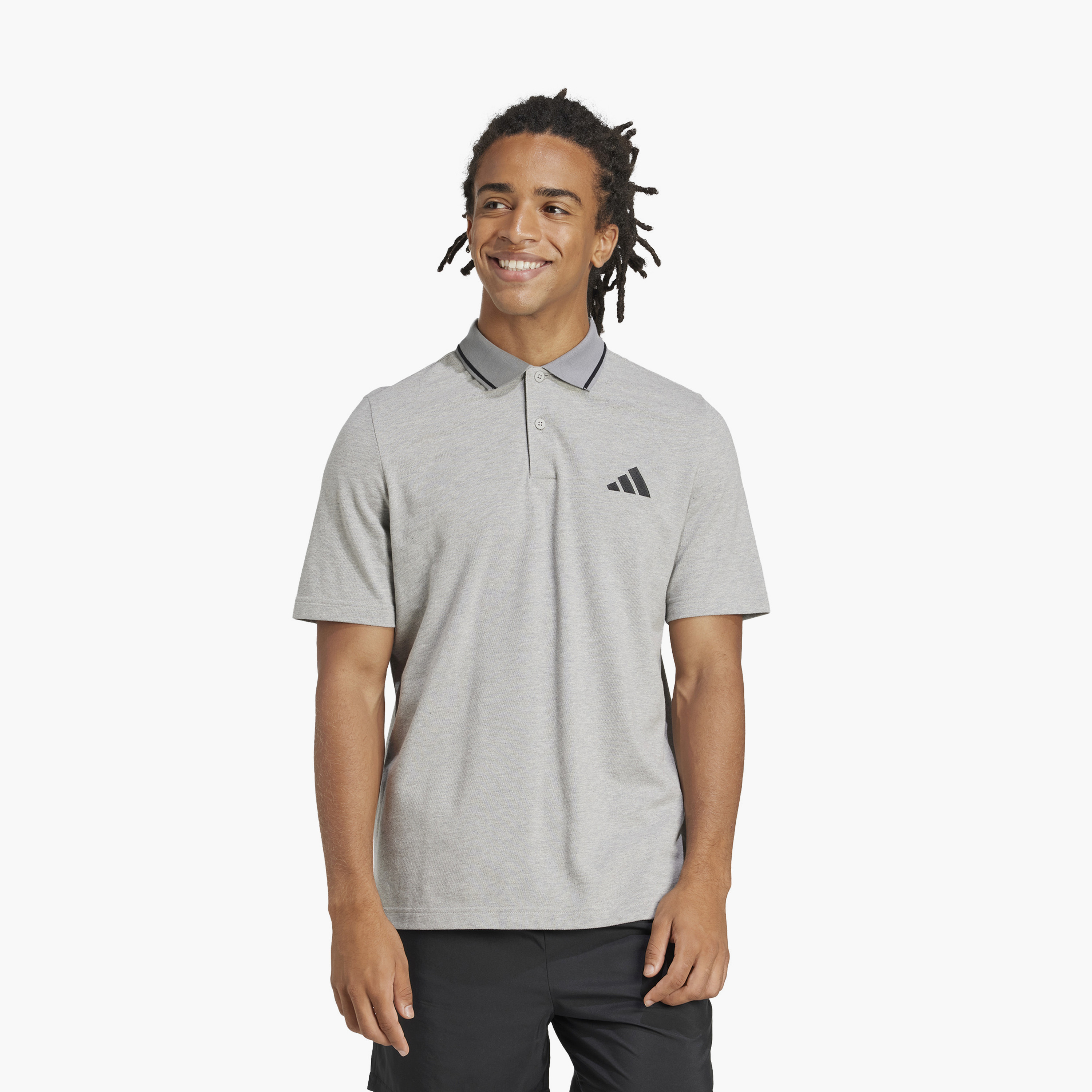 adidas Men's Essentials Logo Pique Polo Shirt M SL PQ PS | OE-men-clothing-tshirtsandpolos-polos-image-1
