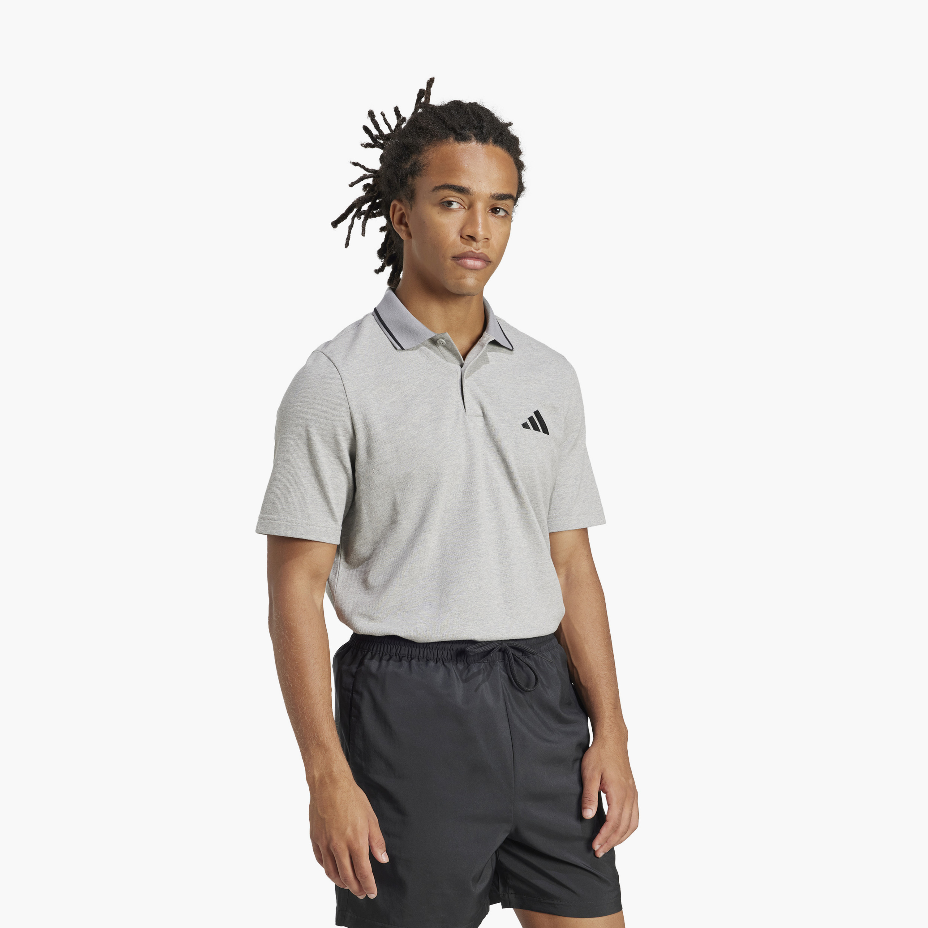 adidas Men's Essentials Logo Pique Polo Shirt M SL PQ PS | OE-men-clothing-tshirtsandpolos-polos-image-2