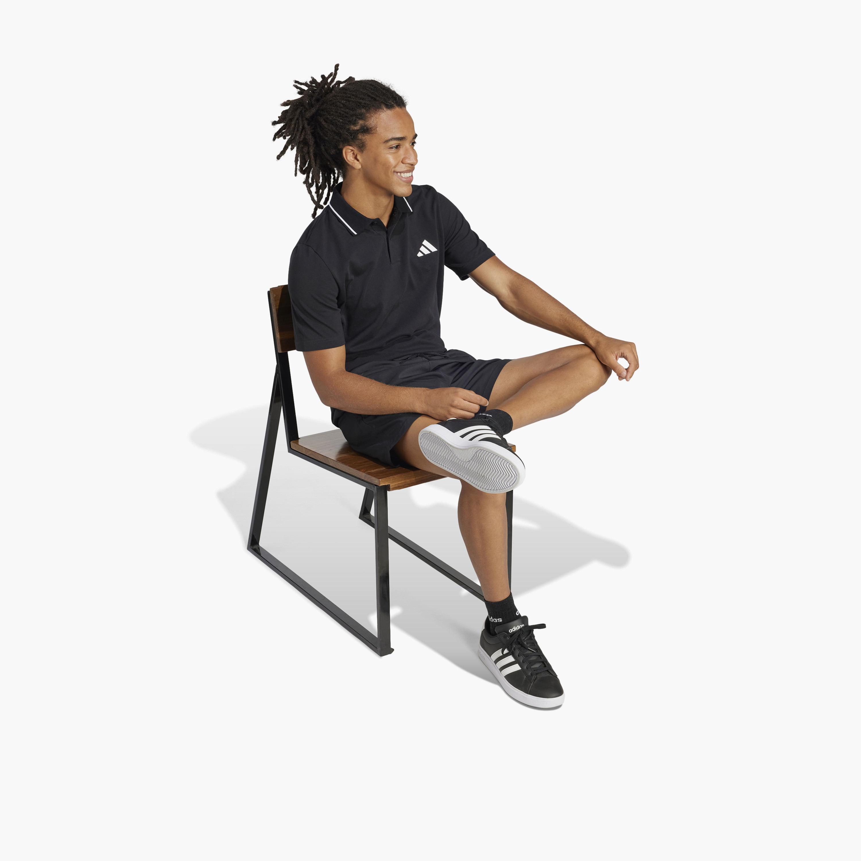 adidas Men's Essentials Logo Pique Polo Shirt M SL PQ PS | OE-men-clothing-tshirtsandpolos-polos-image-2