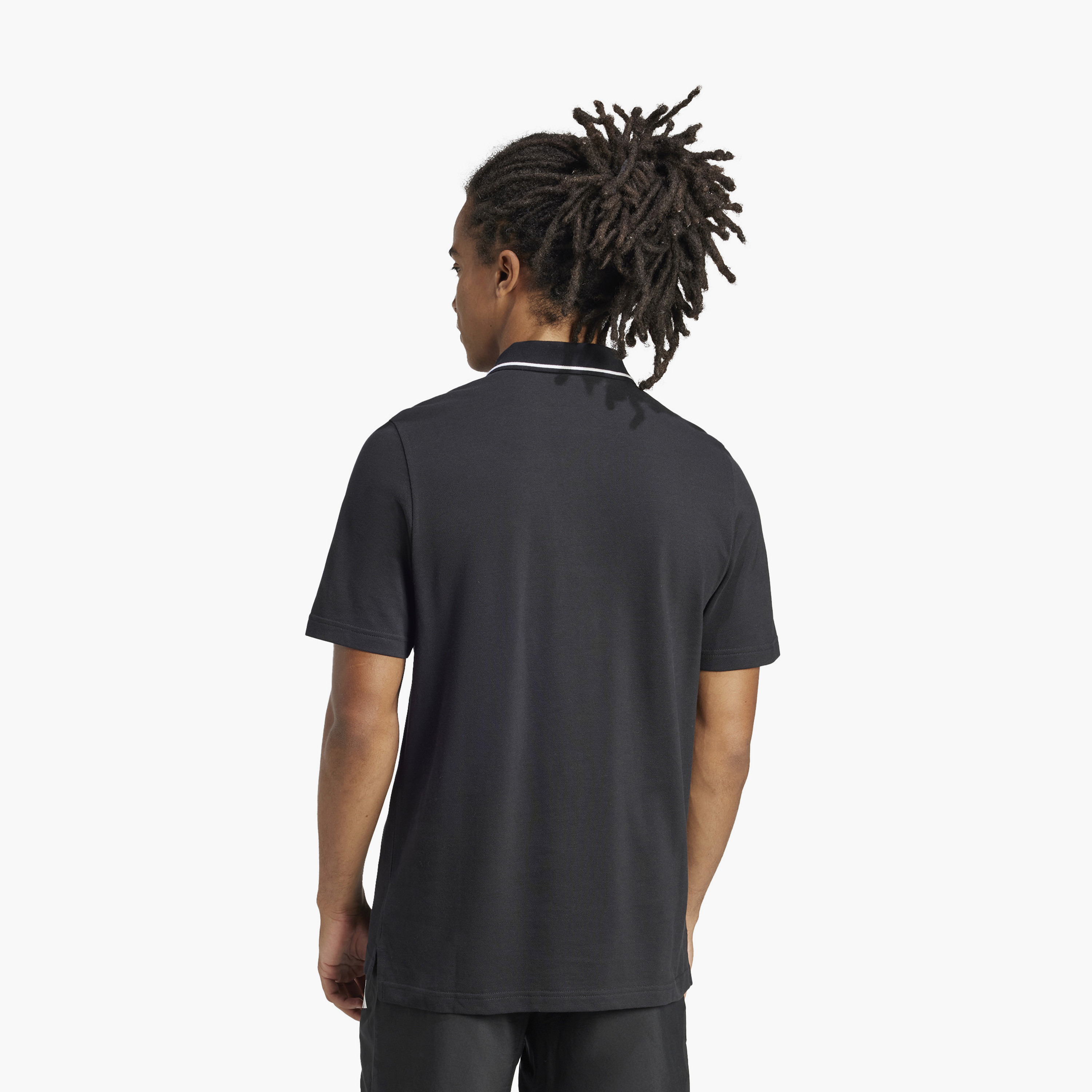 أديداس - تي شيرت أساسي - شعار صغير - بيكيه بولو - للرجال-men-clothing-tshirtsandpolos-polos-image-18