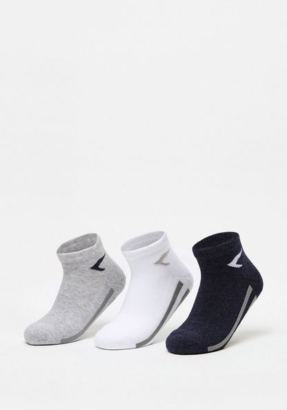Dash Solid Ankle Length Socks - Set of 3