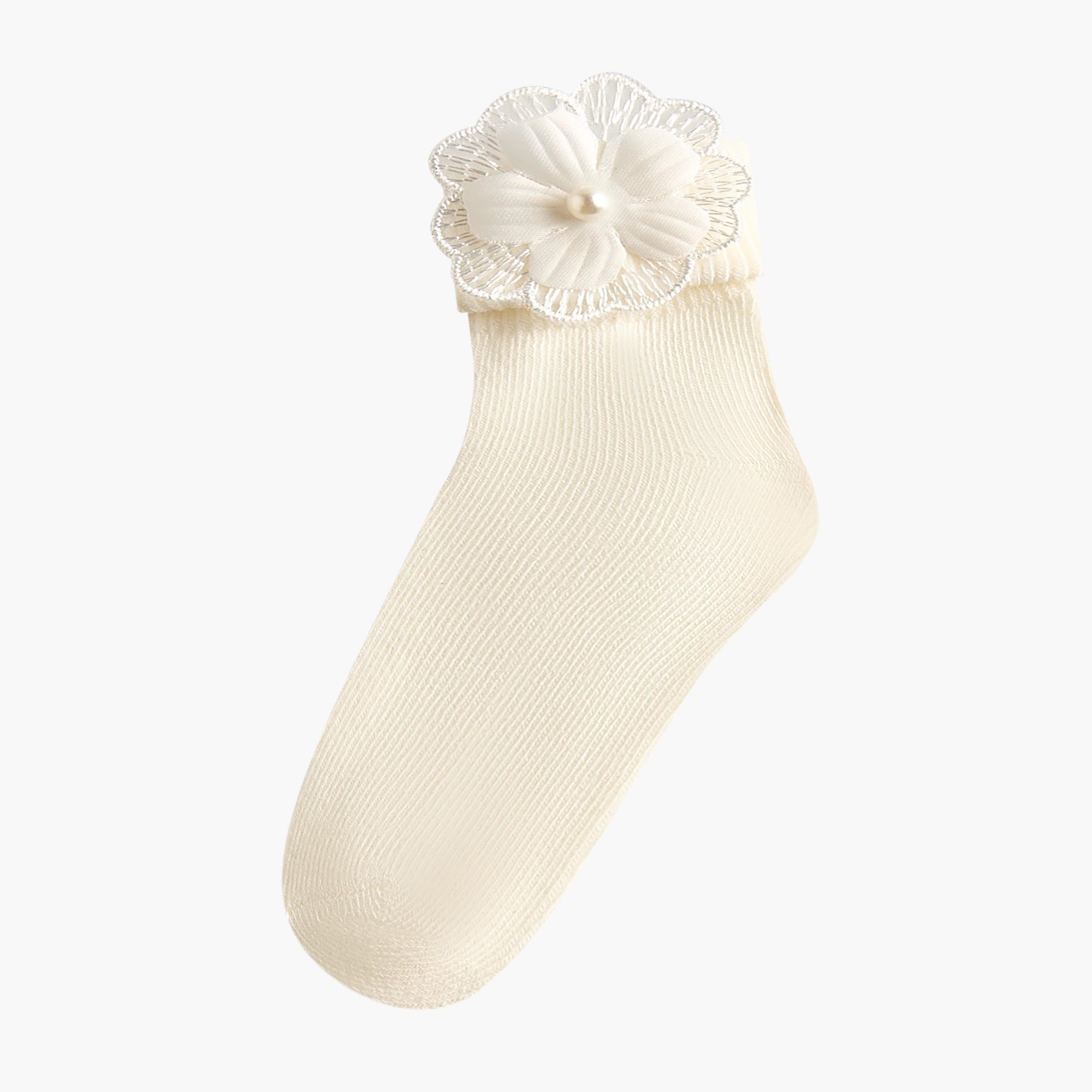 Pack of 3 Barefeet Girls Socks Ankle Length Assorted Design-girls-accessories-socks-image-2