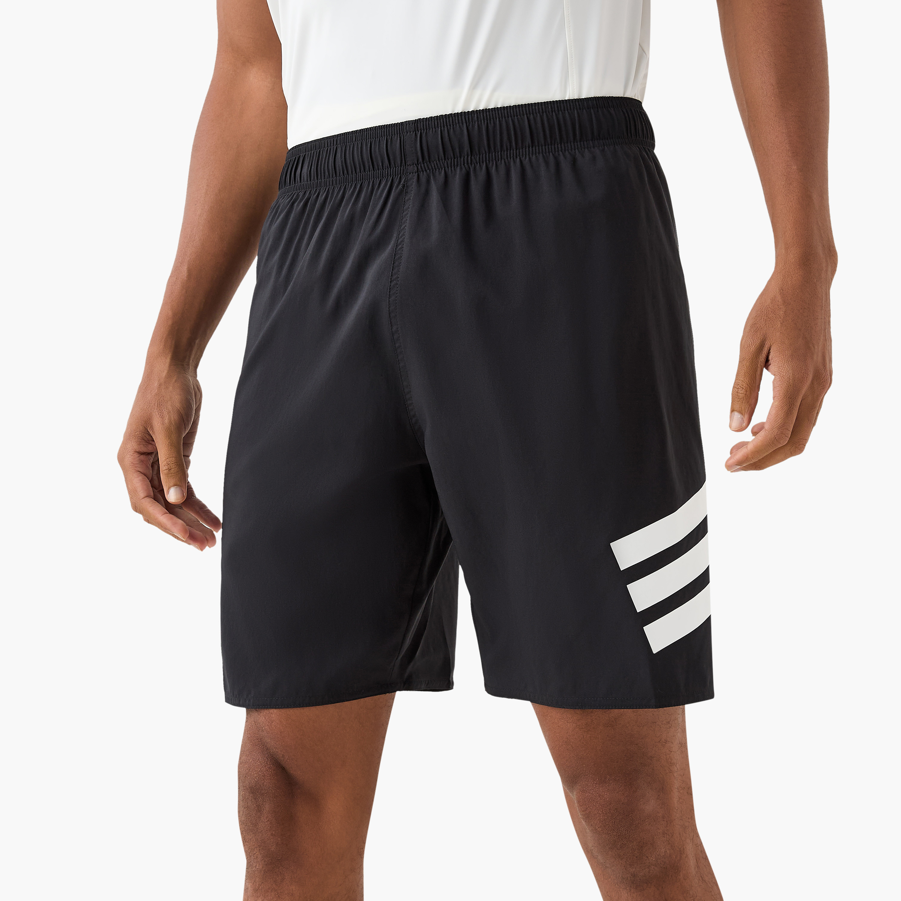أديداس - شورت سباحة بثلاثة خطوط مقاس 8 انش - للرجال-men-clothing-bottoms-shorts-image-3