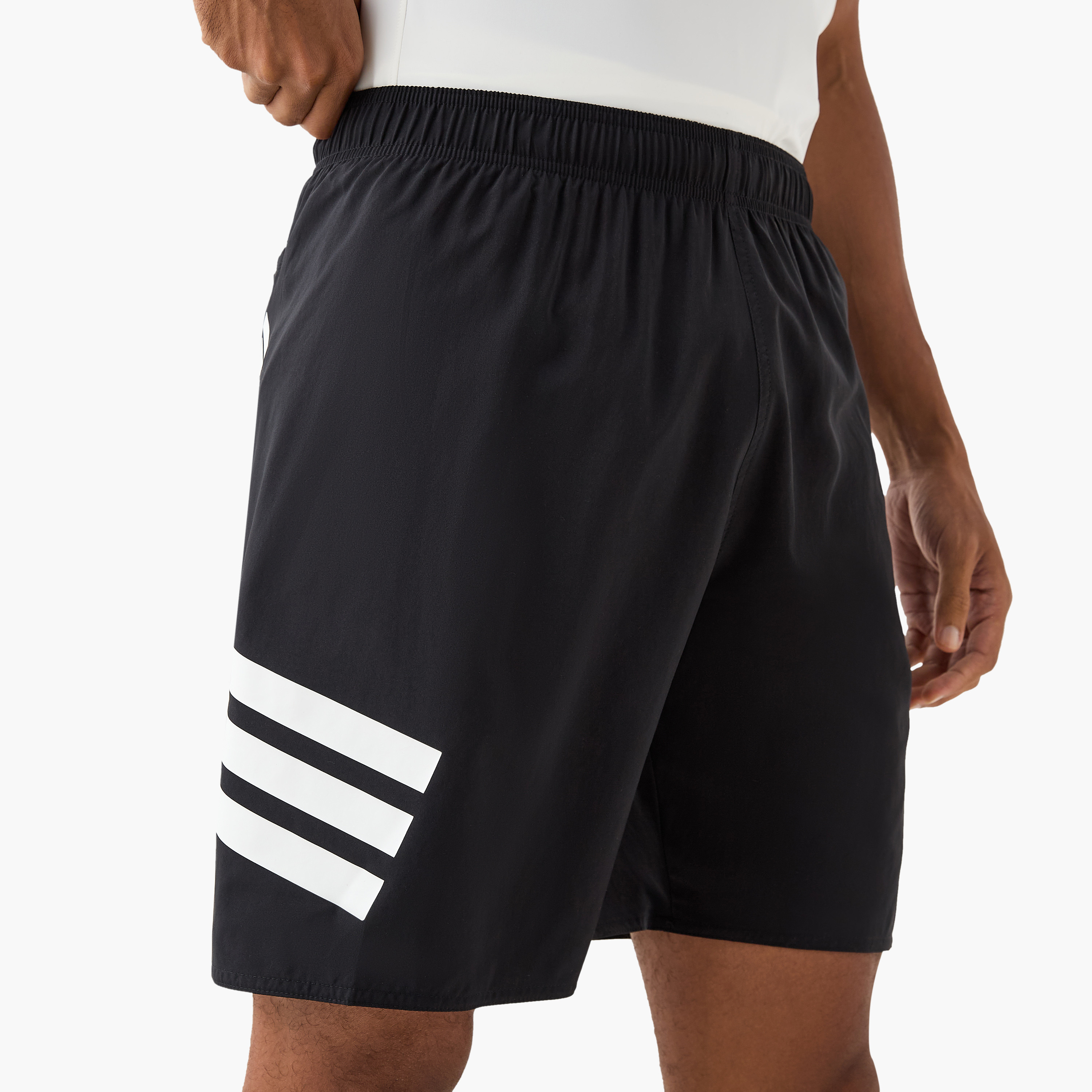 أديداس - شورت سباحة بثلاثة خطوط مقاس 8 انش - للرجال-men-clothing-bottoms-shorts-image-6
