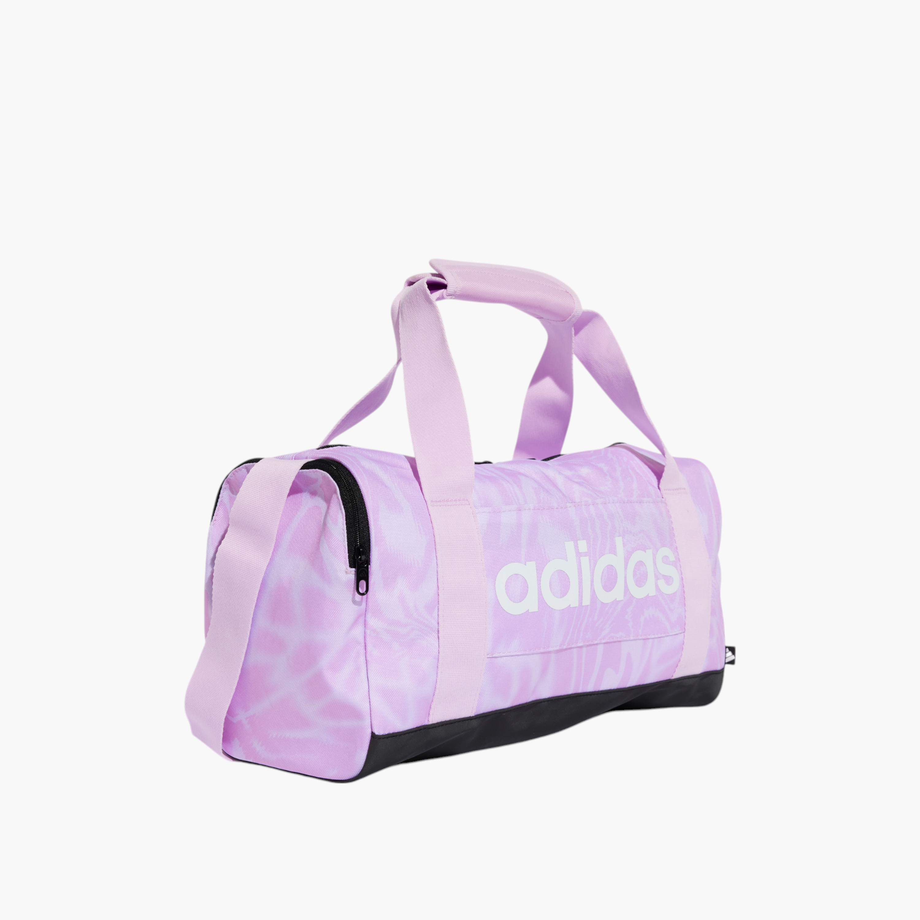 Adidas Logo Print Duffel Bag with Zip Closure and Double Handle - JG1020-travel-luggagesandbags-dufflebags-image-2