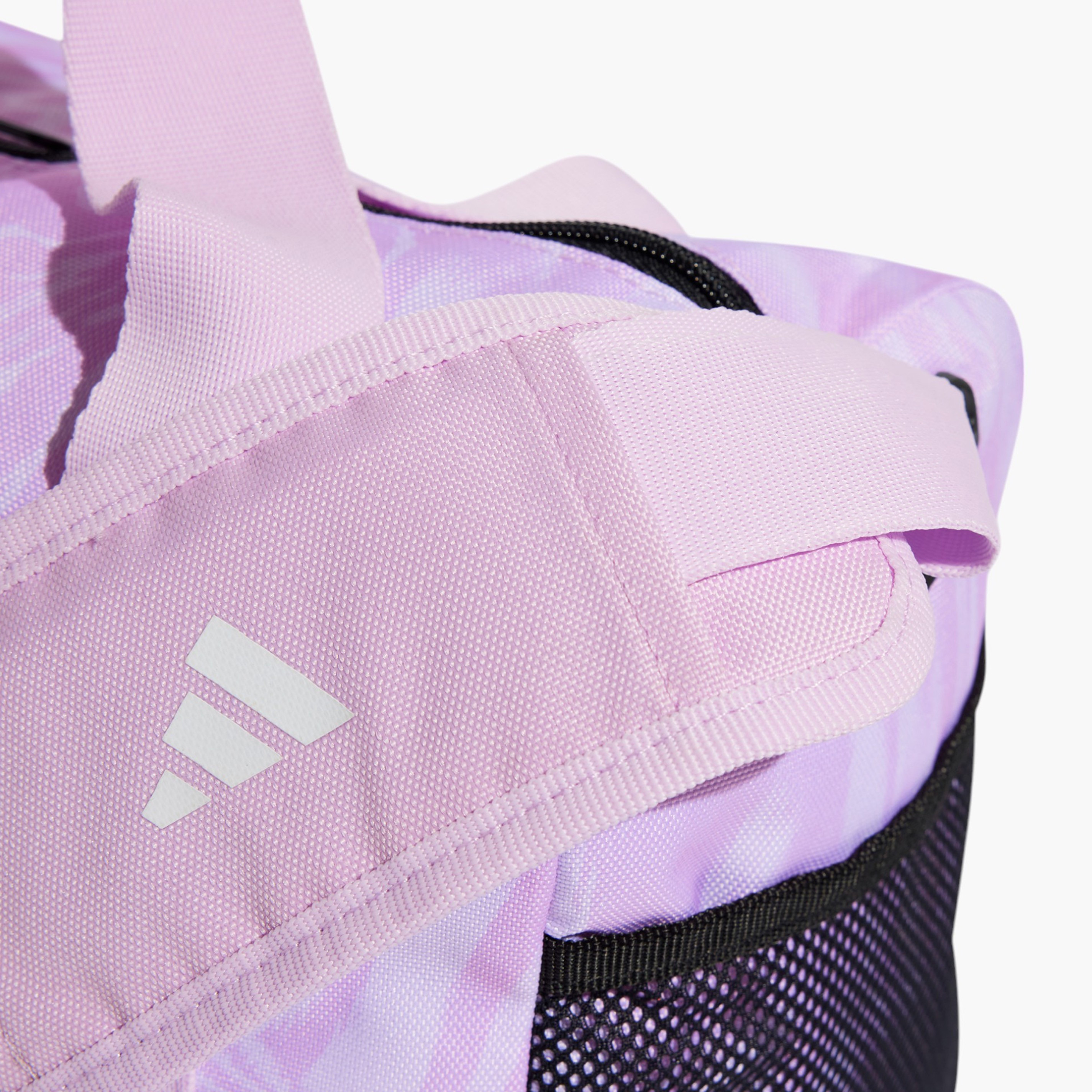 Adidas Logo Print Duffel Bag with Zip Closure and Double Handle - JG1020-travel-luggagesandbags-dufflebags-image-4