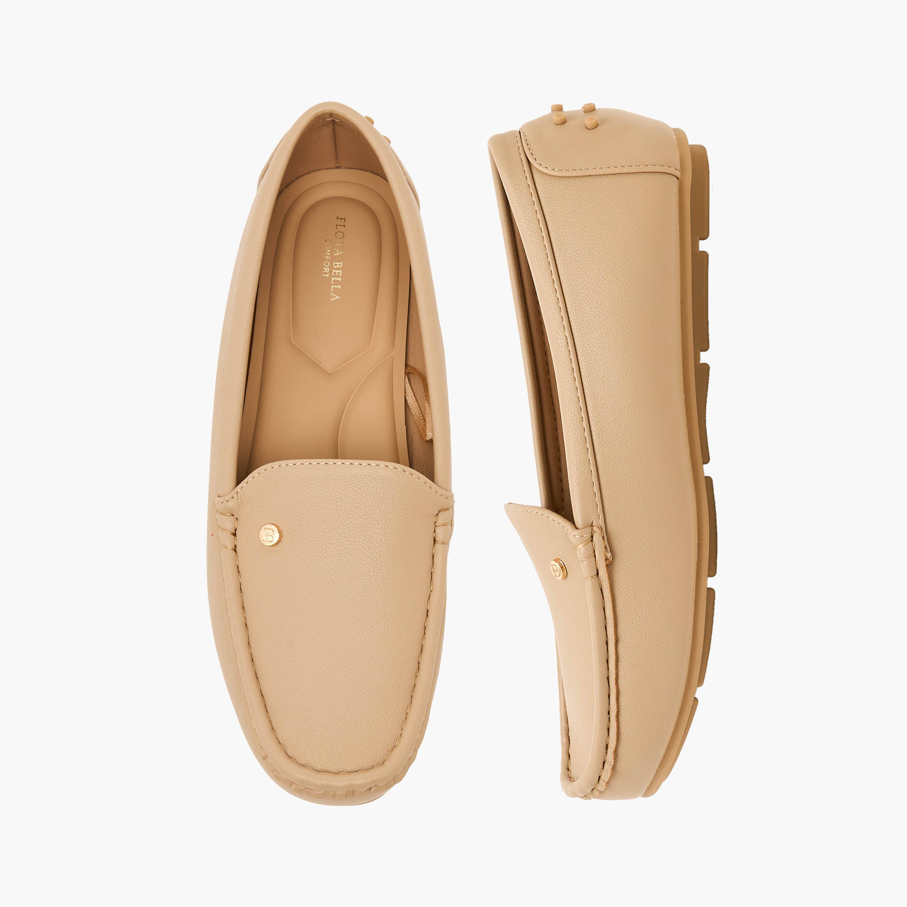 حذاء لوفر نسائي بارز الملمس من فلورا بيلا-women-shoes-flats-loafers-image-1