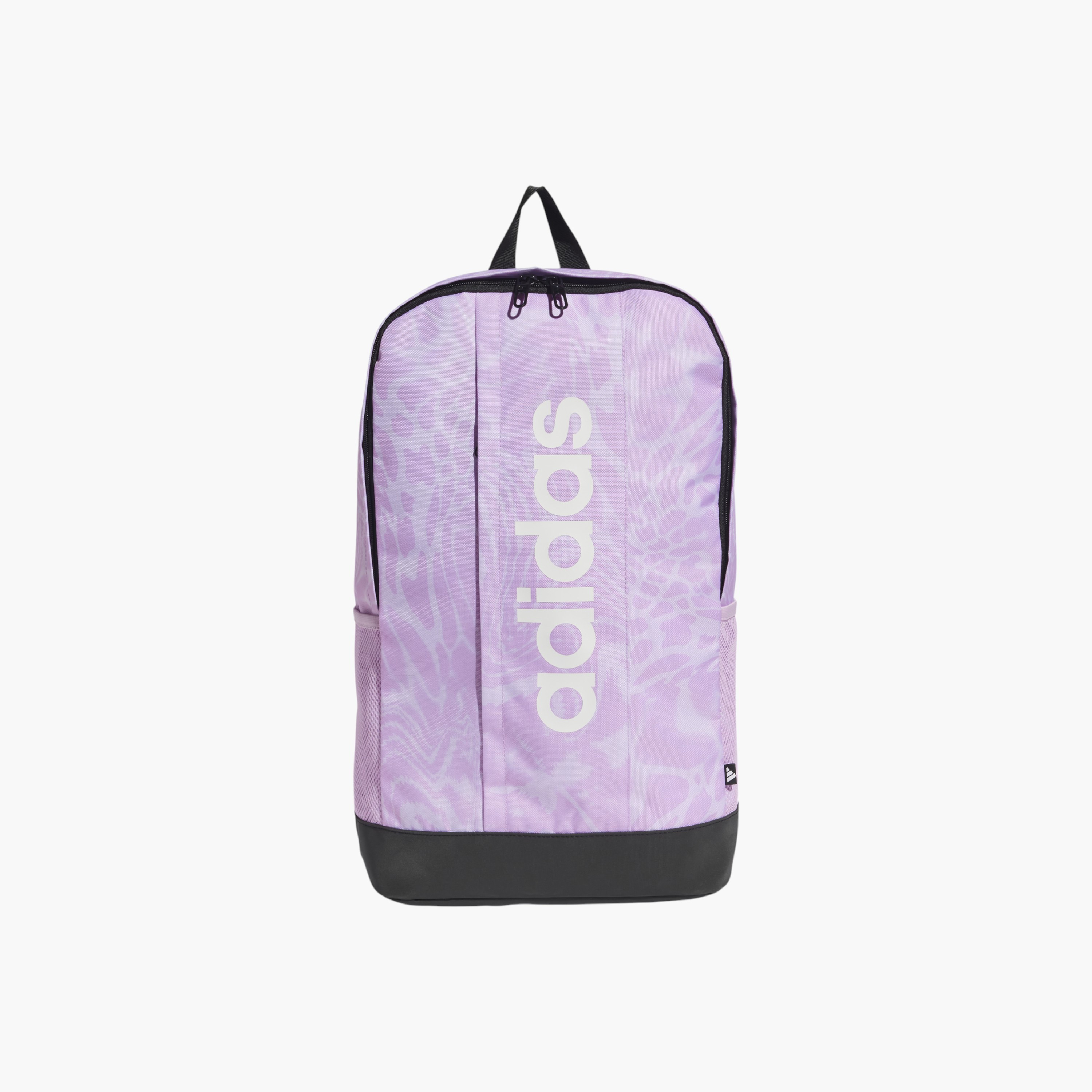 adidas Logo Print School Backpack with Adjustable Straps and Zip Closure-school-bagsandbackpacks-backpacks-image-1