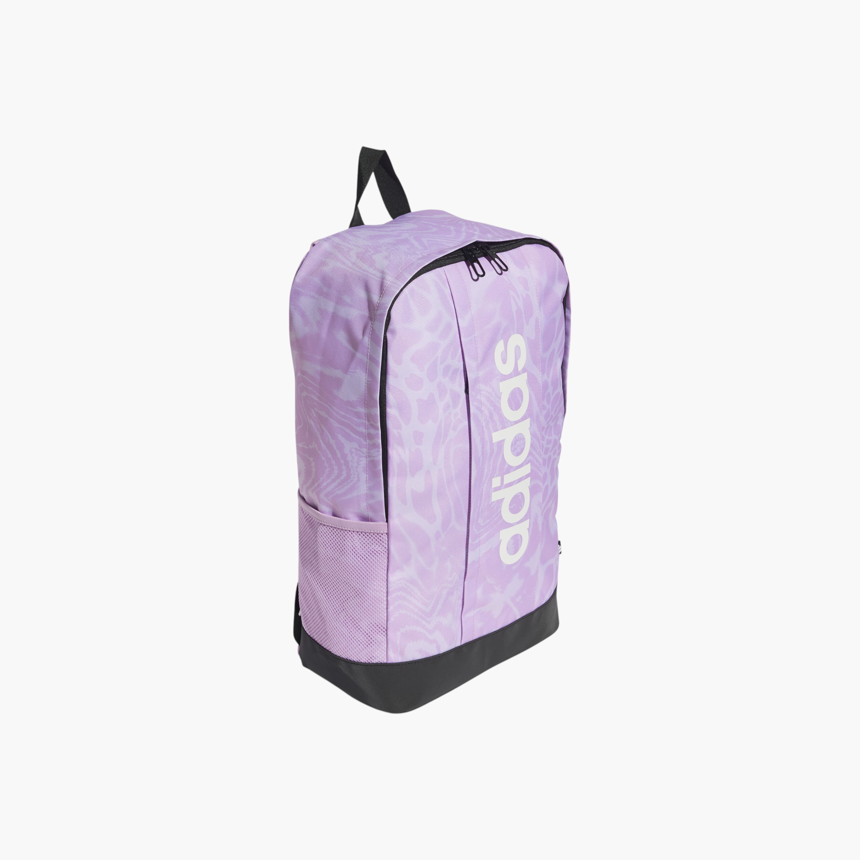 adidas Logo Print School Backpack with Adjustable Straps and Zip Closure-school-bagsandbackpacks-backpacks-image-2
