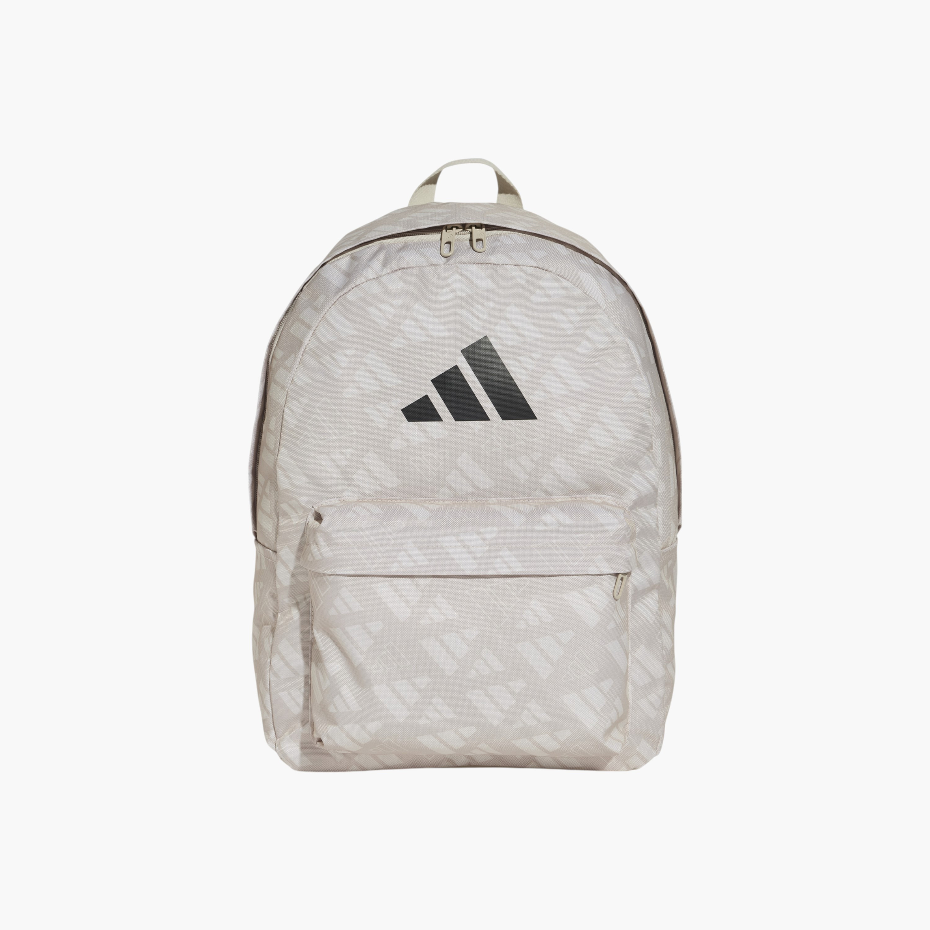 adidas Logo Print School Backpack with Adjustable Straps and Zip Closure-school-bagsandbackpacks-backpacks-image-1