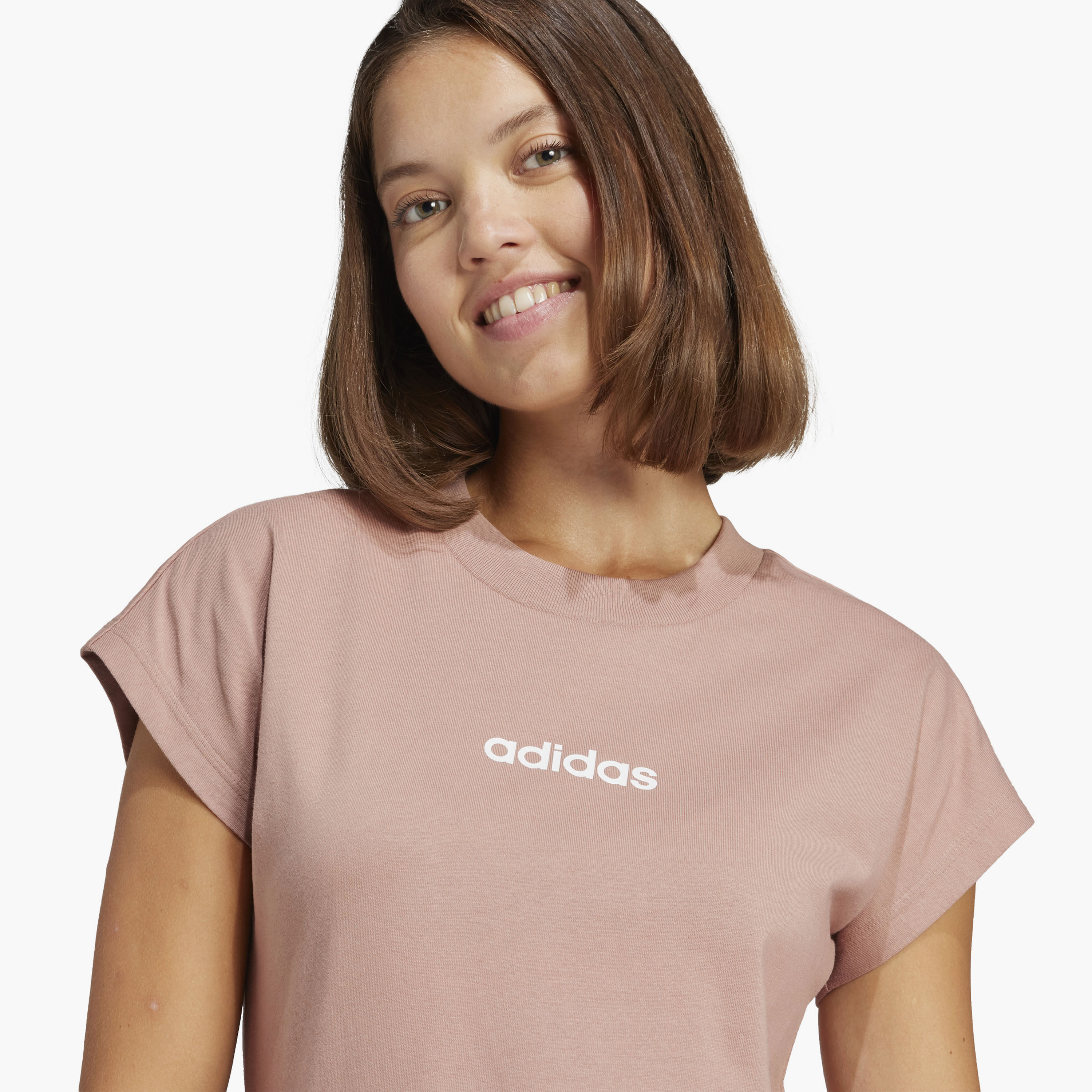 أديداس - تي شيرت رياضي أساسي خطي - للنساء-sports-women-clothing-tshirtsandvests-image-10