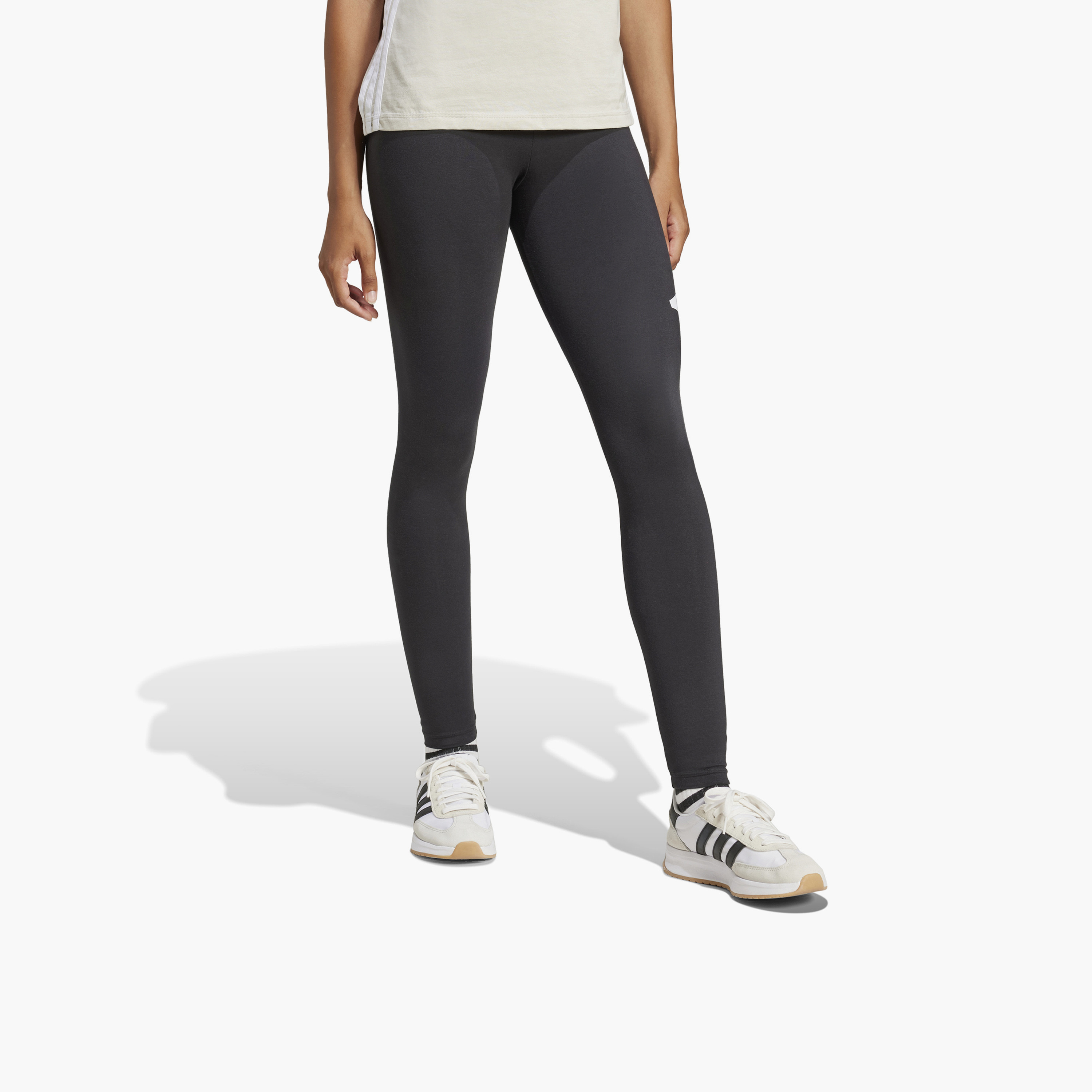 أديداس - فيزون رياضي أساسي - شعار كبير - للنساء-women-clothing-bottoms-leggings-image-2