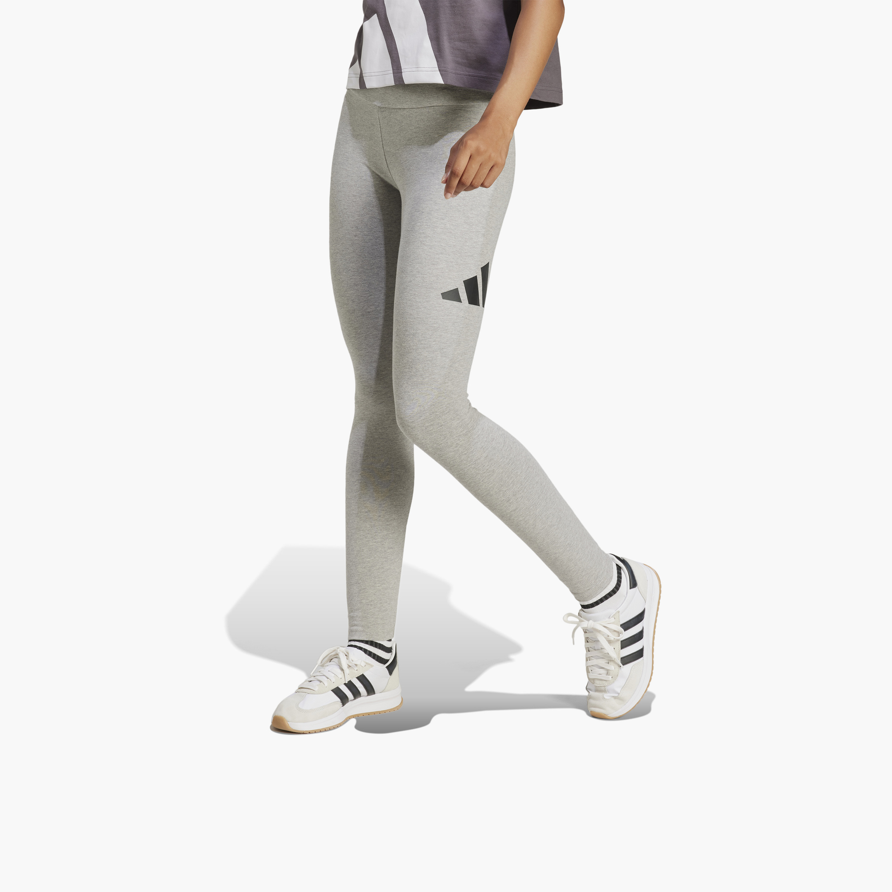 أديداس - فيزون رياضي أساسي - شعار كبير - للنساء-women-clothing-bottoms-leggings-image-6