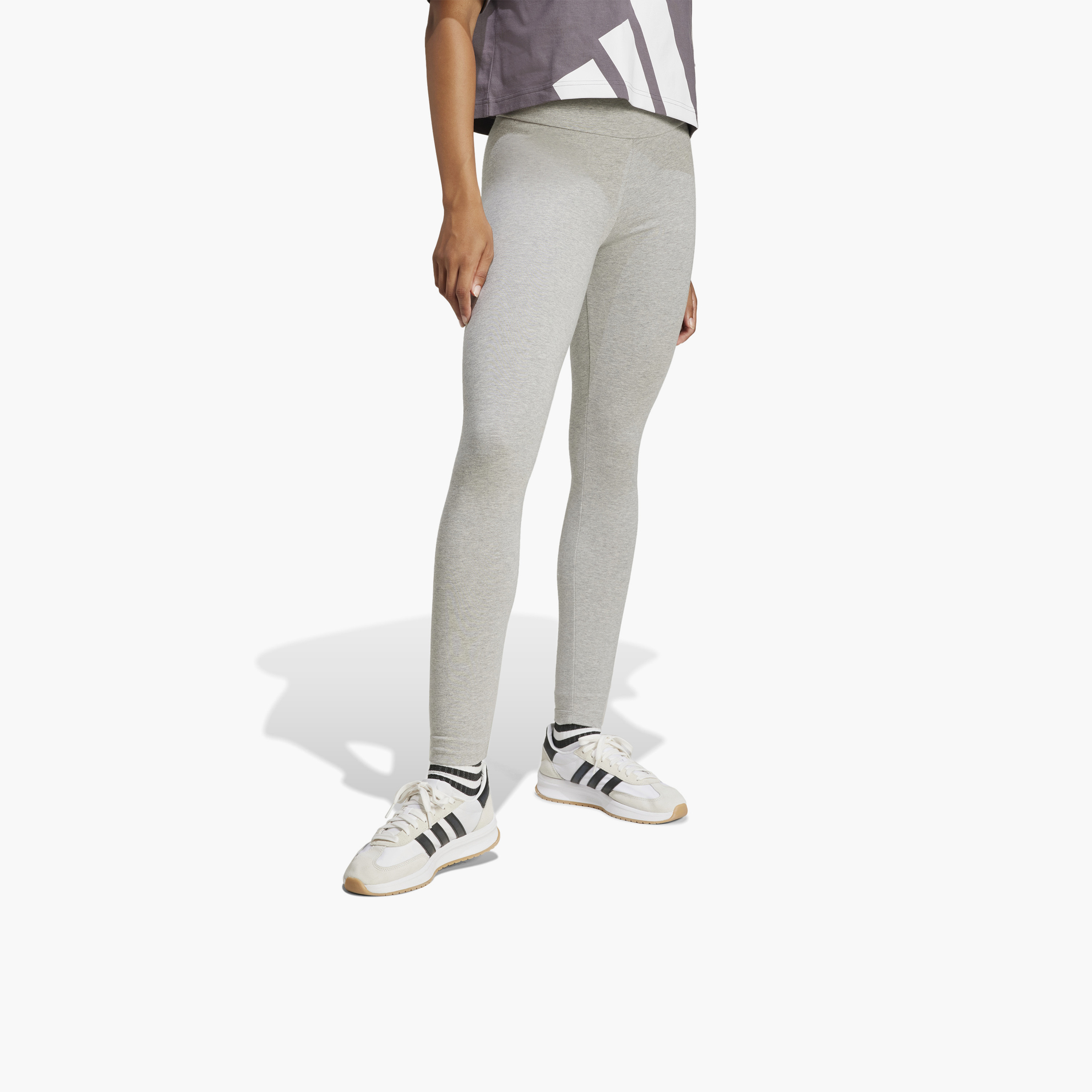 أديداس - فيزون رياضي أساسي - شعار كبير - للنساء-women-clothing-bottoms-leggings-image-7