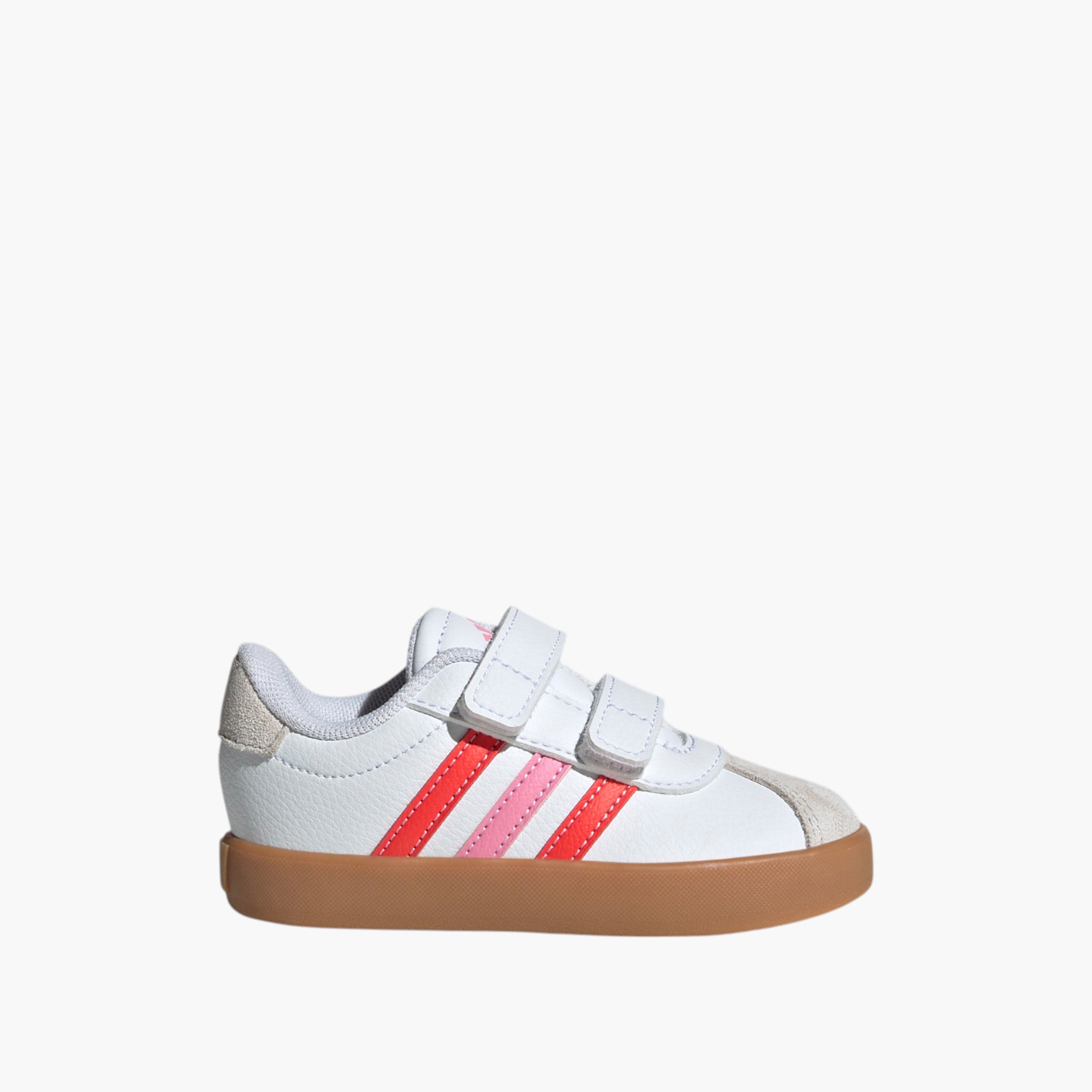 Adidas Girls' VL COURT 3.0 CF I Sneakers with Hook and Loop Closure - JH6311-girls-shoes-sneakers-image-2