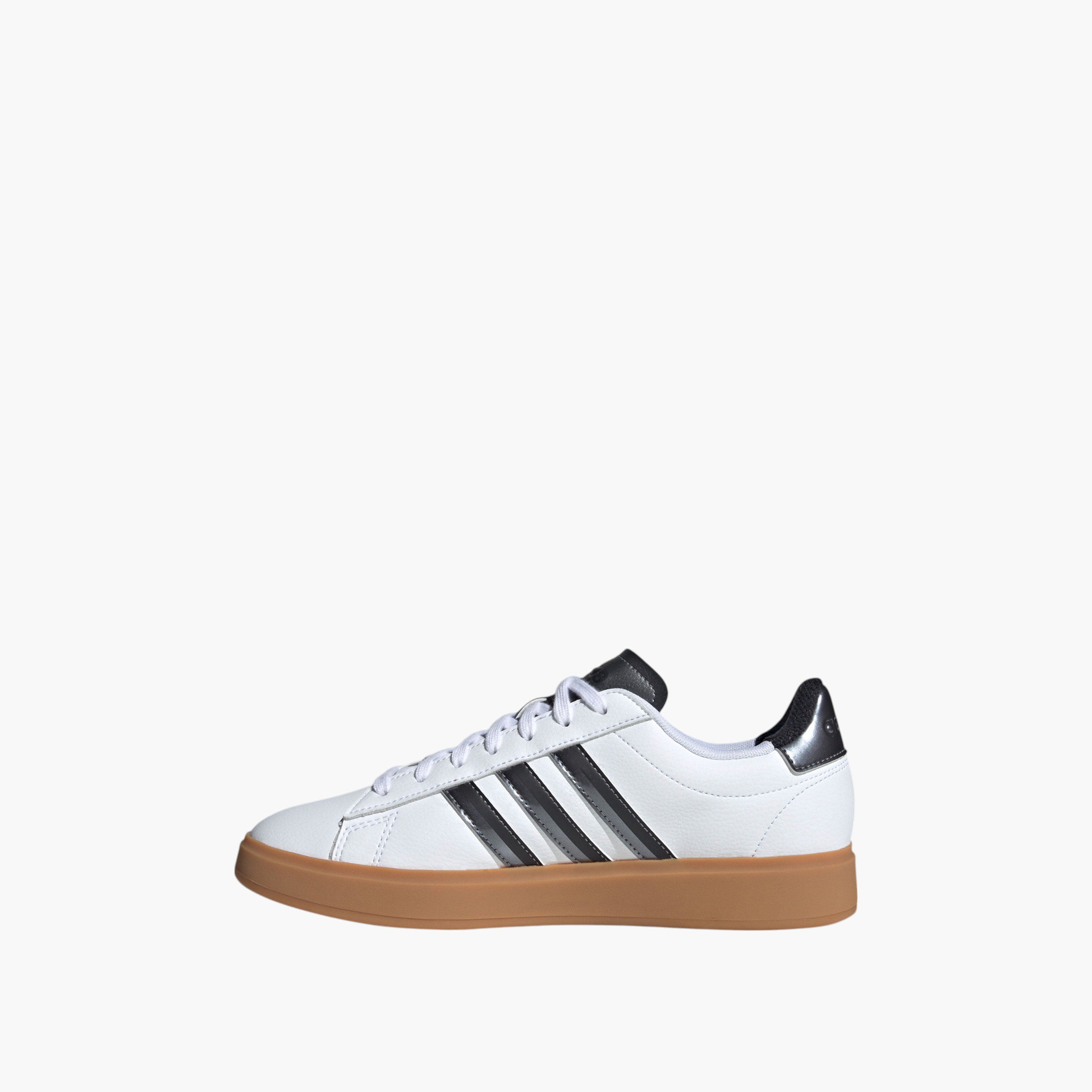 حذاء سنيكرز جراند كورت 2.0 برباط للنساء من أديداس - JH8683-women-shoes-sneakers-image-3