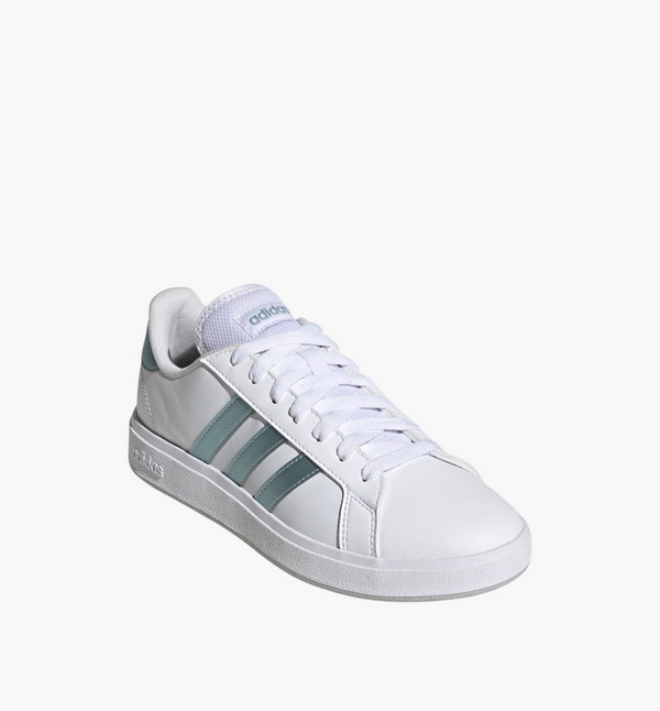 Shop Adidas Women's GRAND COURT BASE Lace-Up Sneakers JH9384 Online Splash UAE