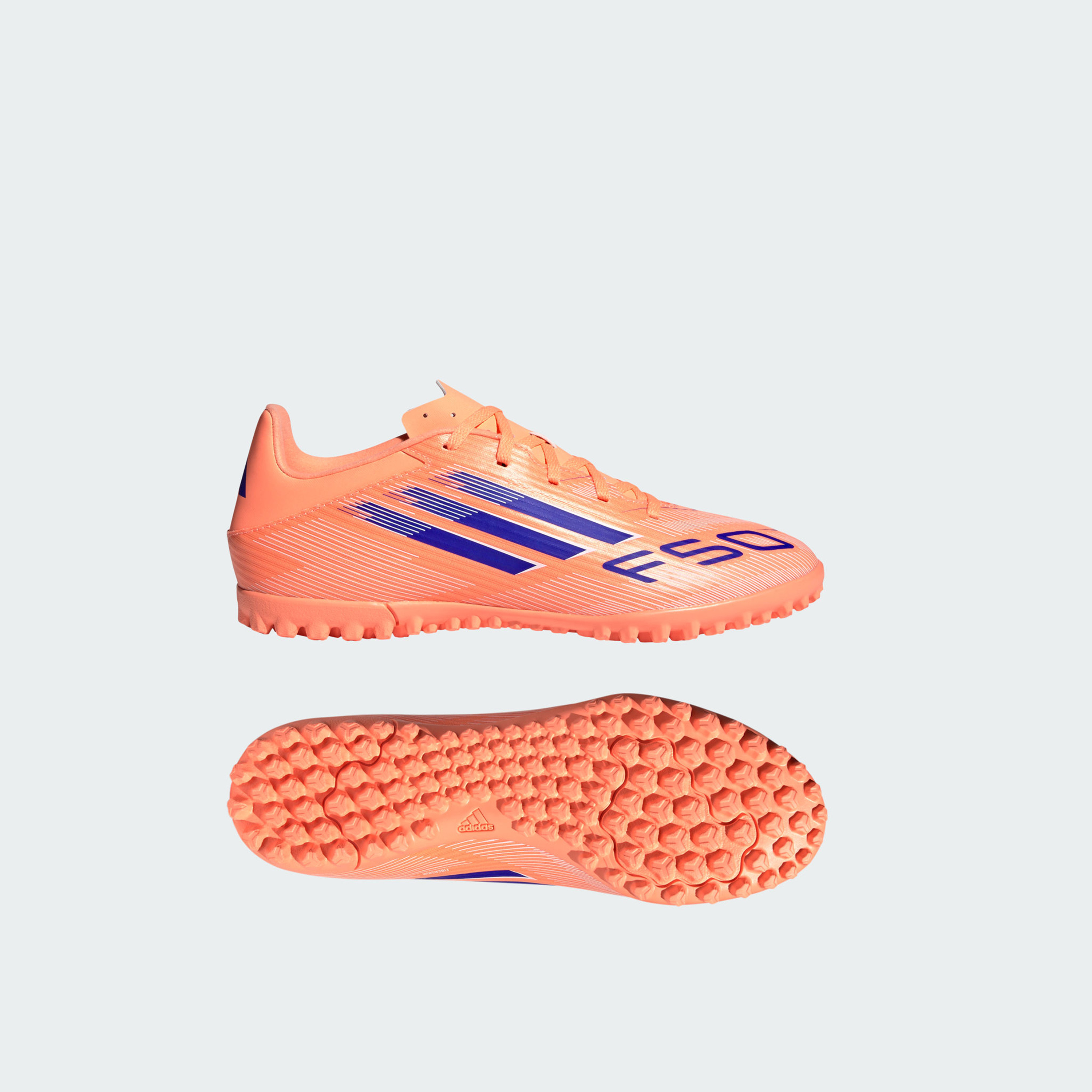 أديداس - حذاء كرة القدم F50 كلوب تي أف برباط لملاعب العشب الصناعي للرجال JI0024 | OE-sports-men-shoes-image-8