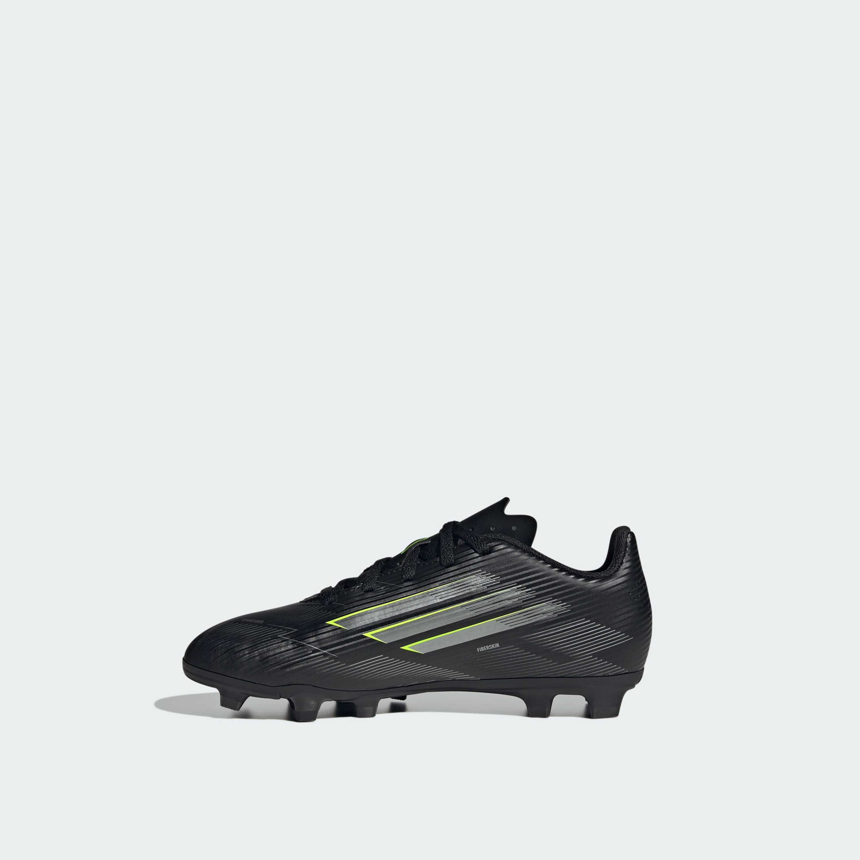 أديداس - حذاء كرة القدم F50 كلوب للأطفال برباط للأرضيات الصلبة/المتعددة JI0027 | OE-sports-gear-football-shoes-firmground-image-3