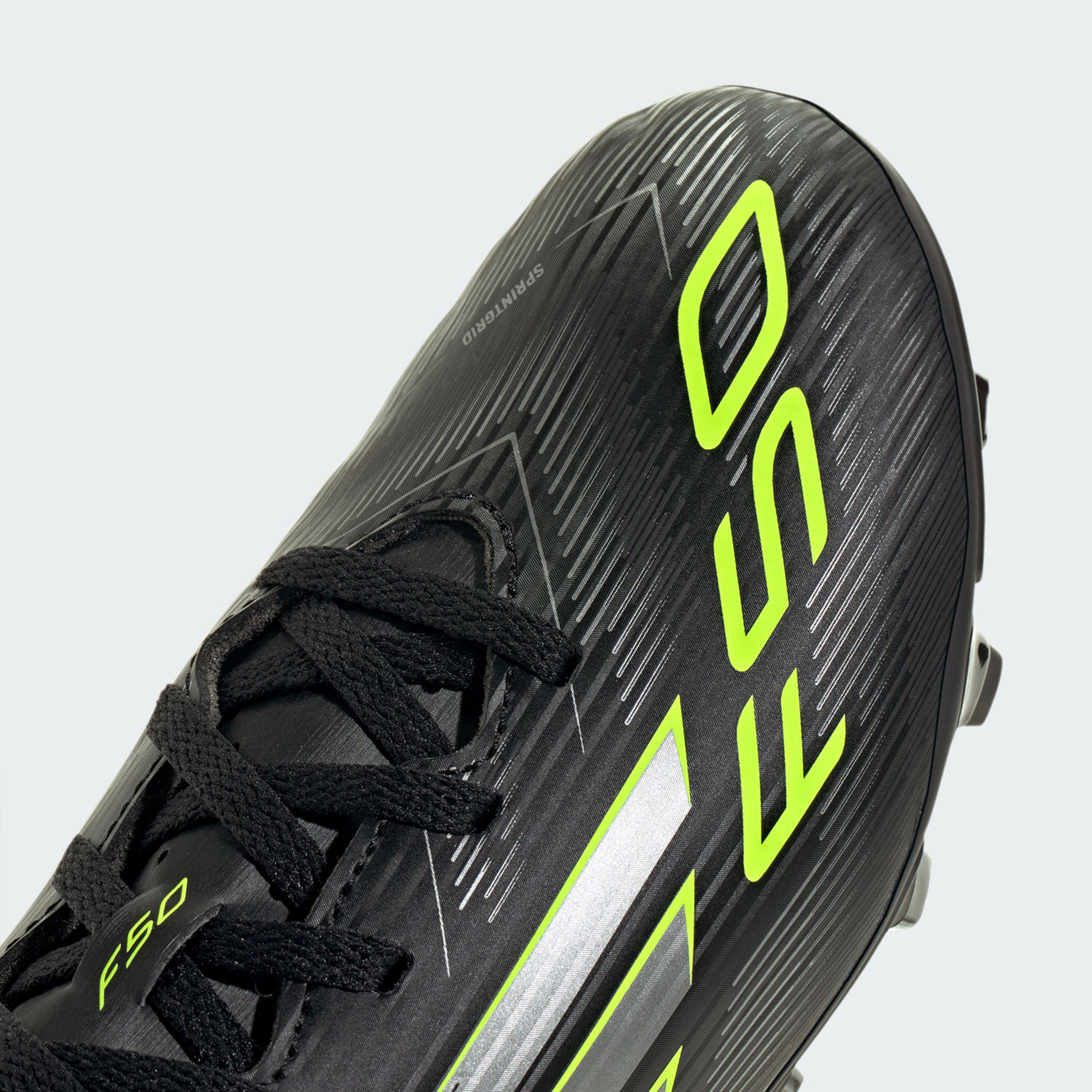 أديداس - حذاء كرة القدم F50 كلوب للأطفال برباط للأرضيات الصلبة/المتعددة JI0027 | OE-sports-gear-football-shoes-firmground-image-9