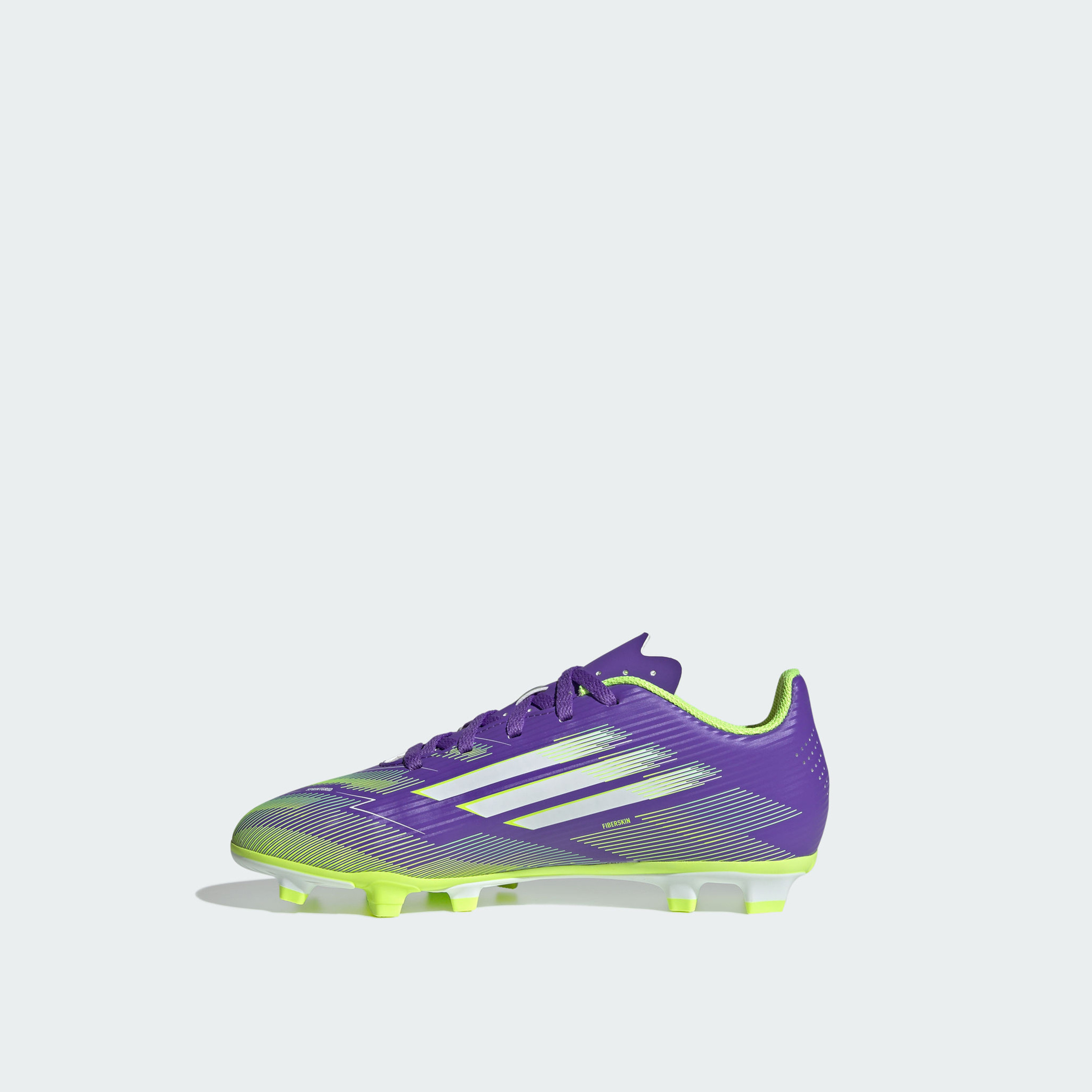 أديداس - حذاء كرة القدم F50 كلوب للأطفال برباط للأرضيات الصلبة/المتعددة JI0027 | OE-sports-gear-football-shoes-firmground-image-3