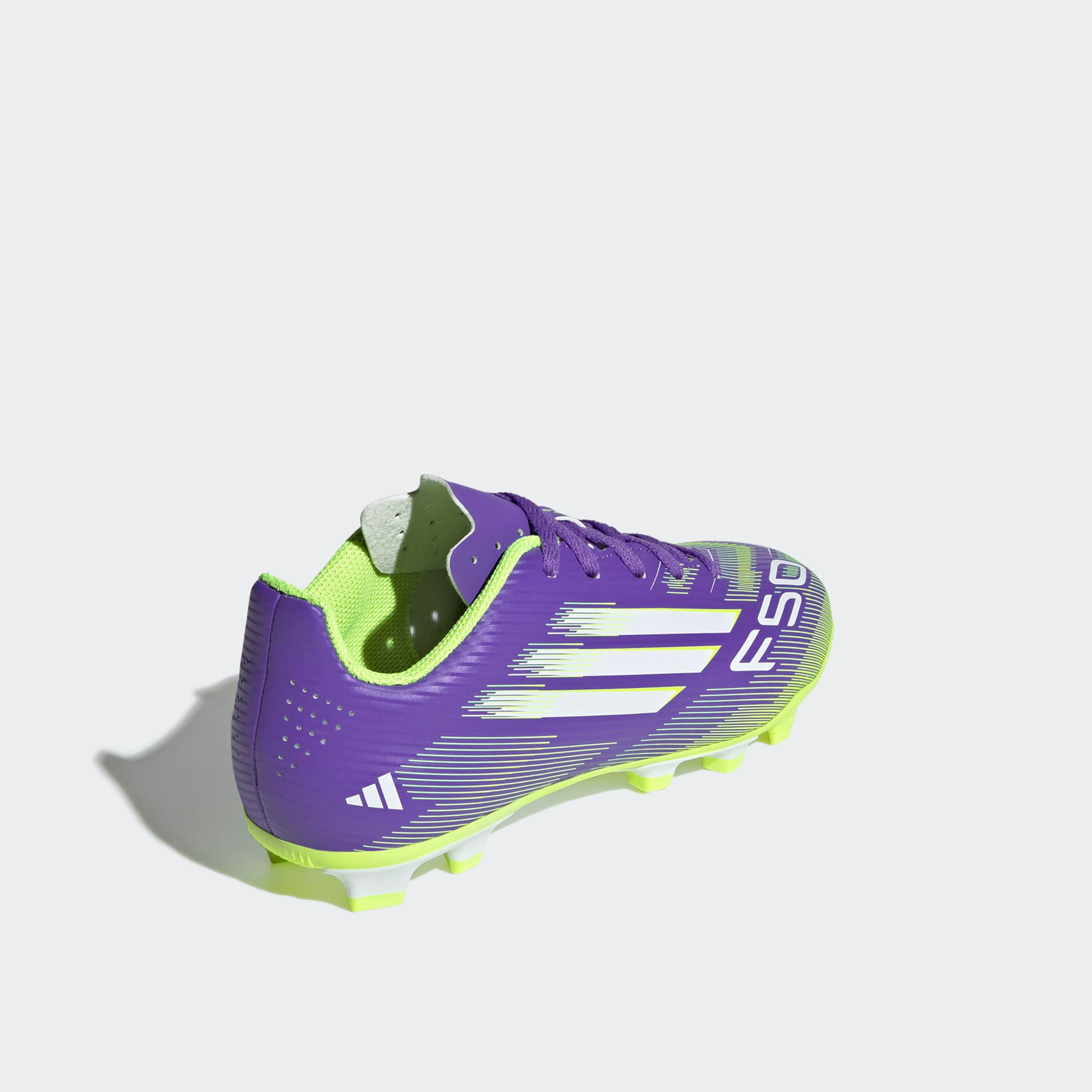 أديداس - حذاء كرة القدم F50 كلوب للأطفال برباط للأرضيات الصلبة/المتعددة JI0027 | OE-sports-gear-football-shoes-firmground-image-4