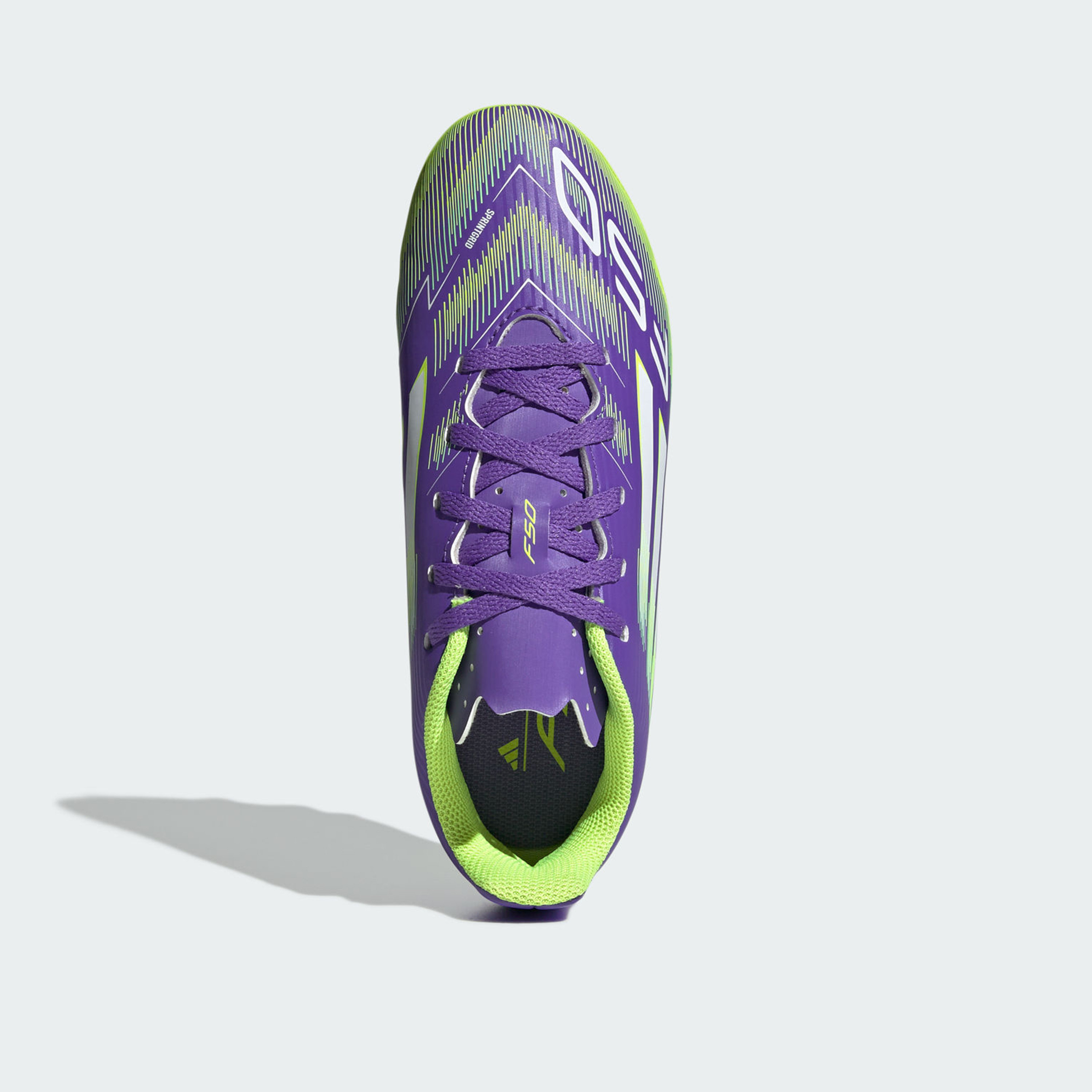 أديداس - حذاء كرة القدم F50 كلوب للأطفال برباط للأرضيات الصلبة/المتعددة JI0027 | OE-sports-gear-football-shoes-firmground-image-5