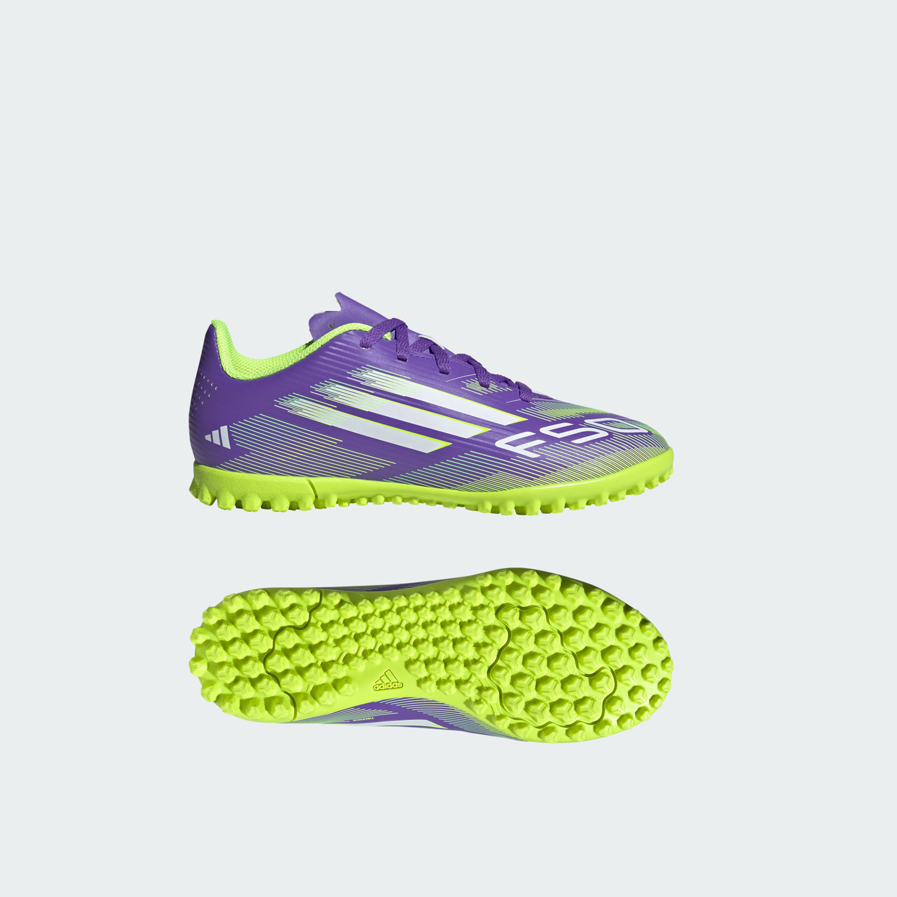 حذاء كرة قدم خفيف الوزن برباط إف50 كلوب تي إف للأطفال من أديداس-sports-boys-shoes-image-8