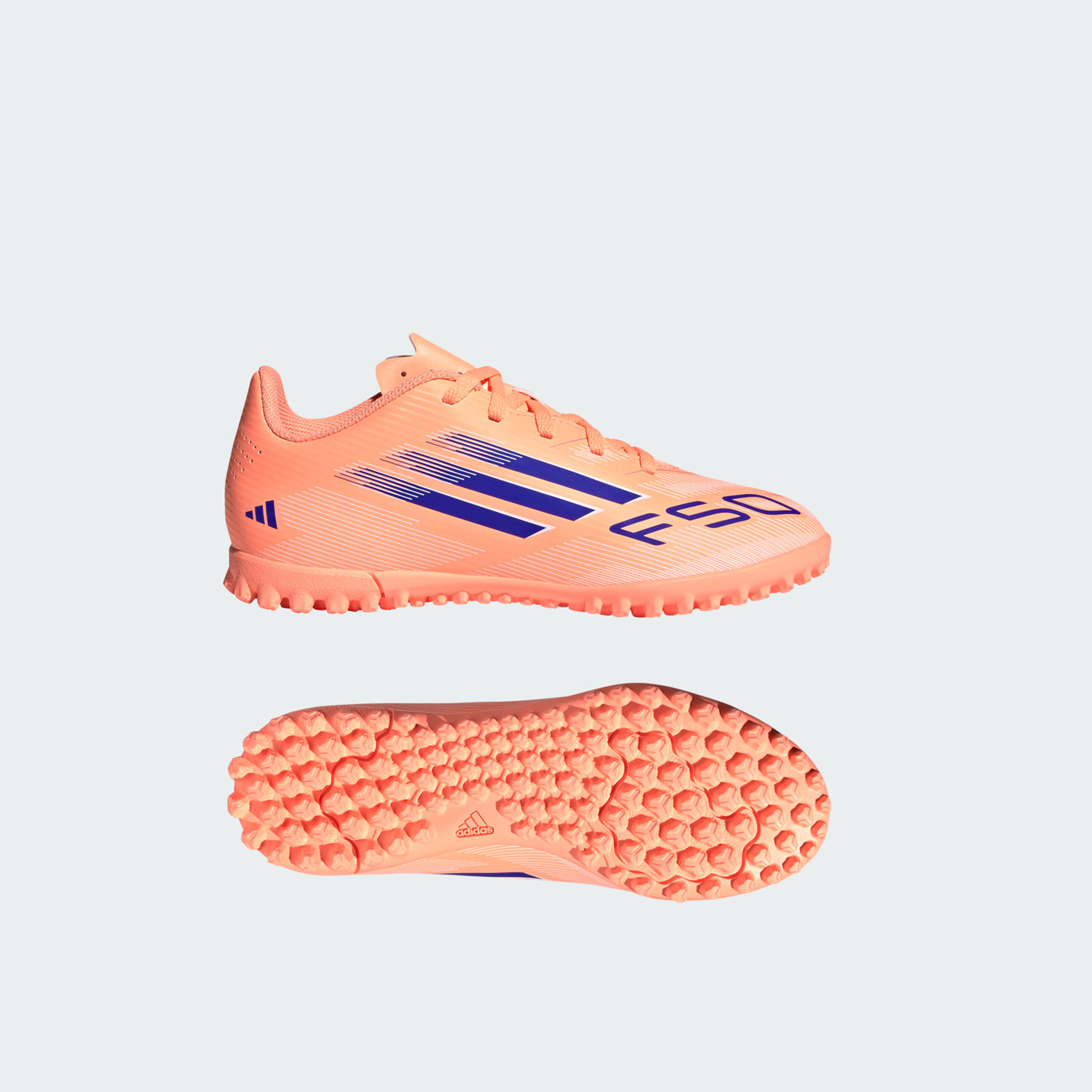 حذاء كرة قدم خفيف الوزن برباط إف50 كلوب تي إف للأطفال من أديداس-sports-boys-shoes-image-8