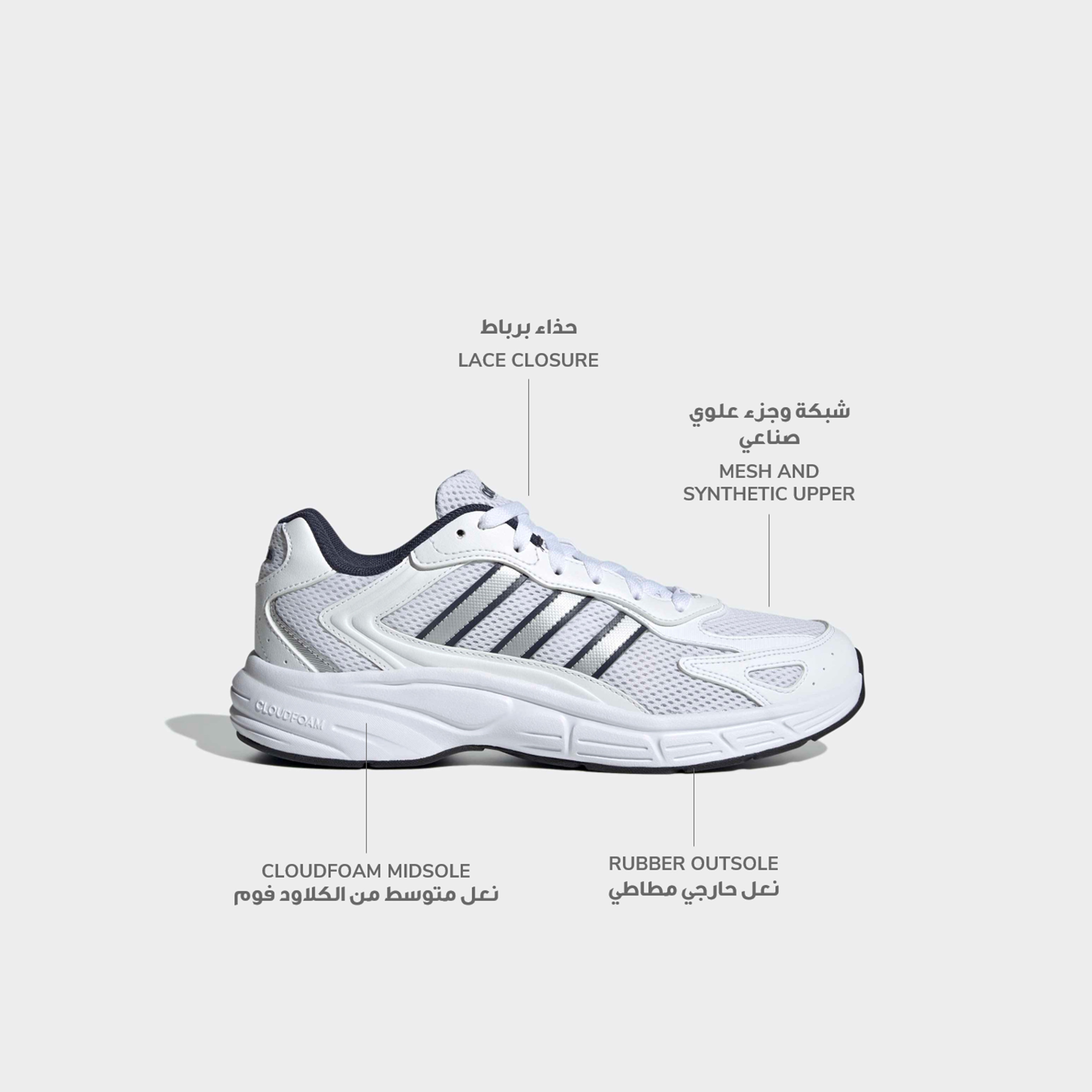 Adidas Men Eclyptix 2000 Lace-Up Sneakers-sports-men-shoes-image-2