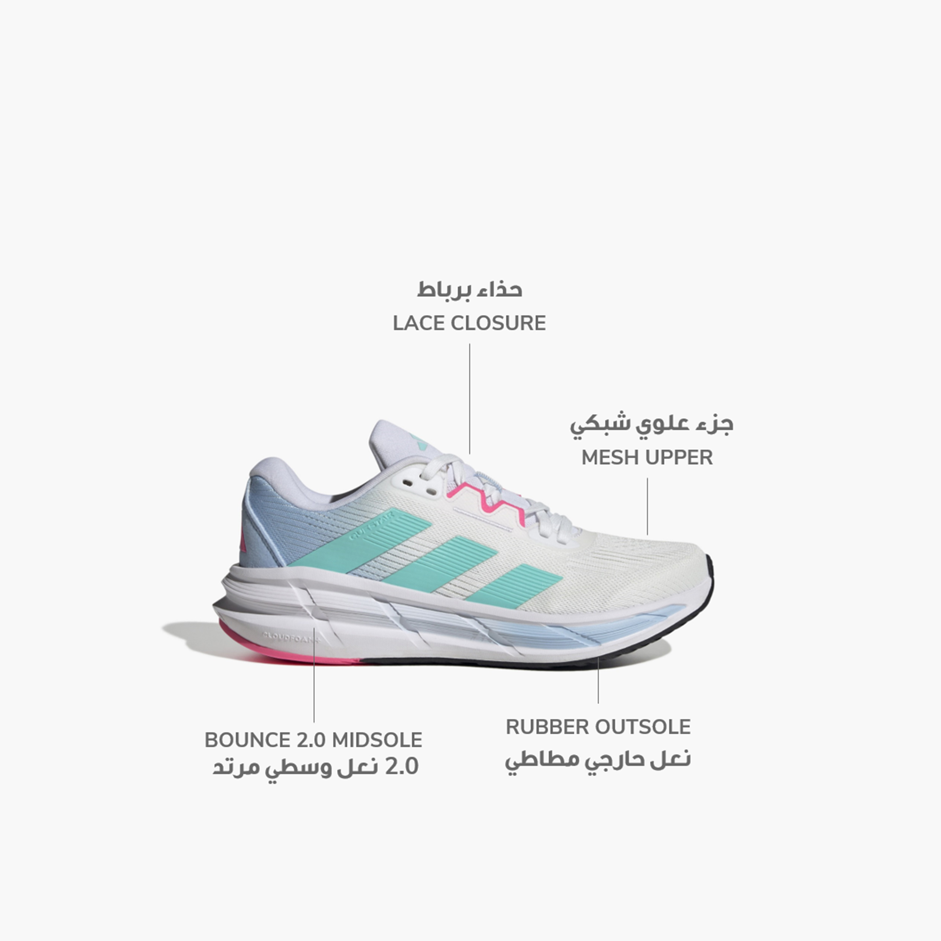 أديداس - حذاء الجري كويستار 3 للنساء-sports-women-shoes-image-2