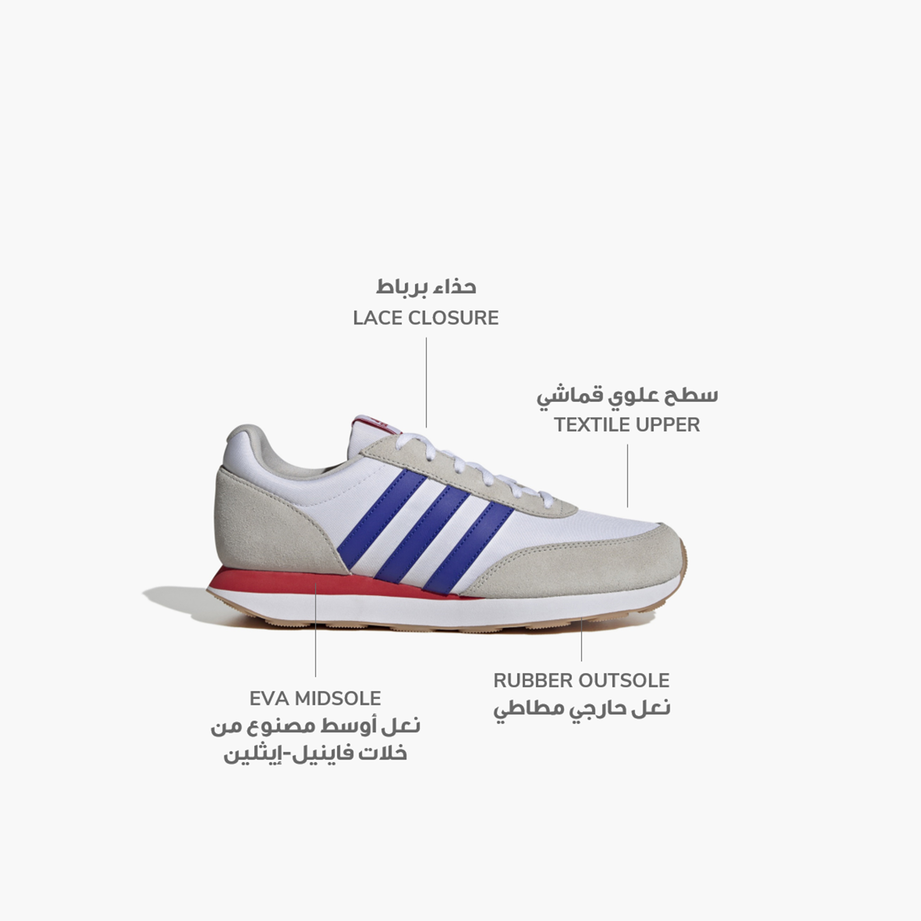 Adidas Men Run 60s 3.0 Shoes | OE-sports-men-shoes-image-2