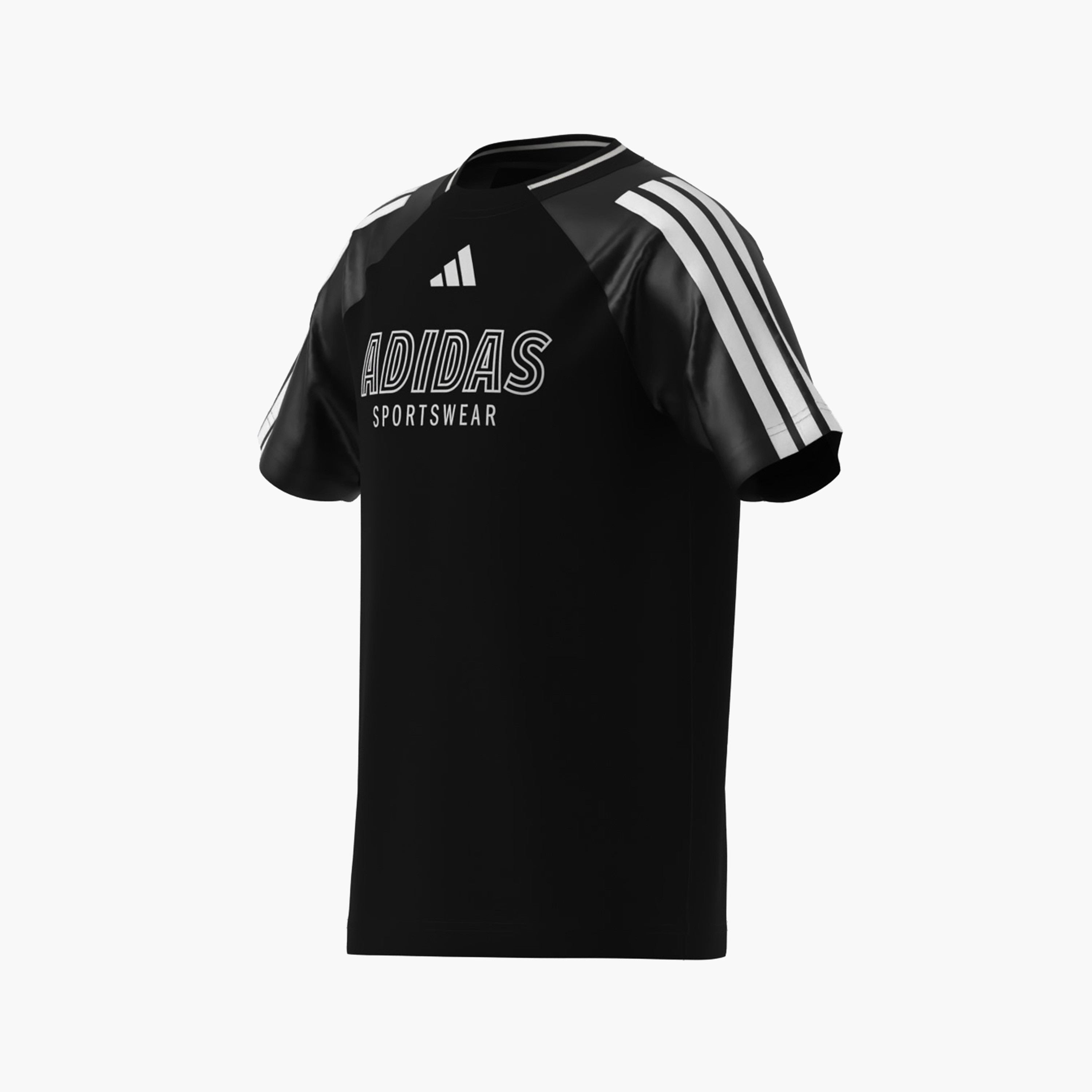 adidas Boys Crew Neck T-shirt with Logo Print - Short Sleeves-boys-clothing-sportswear-tops-image-14