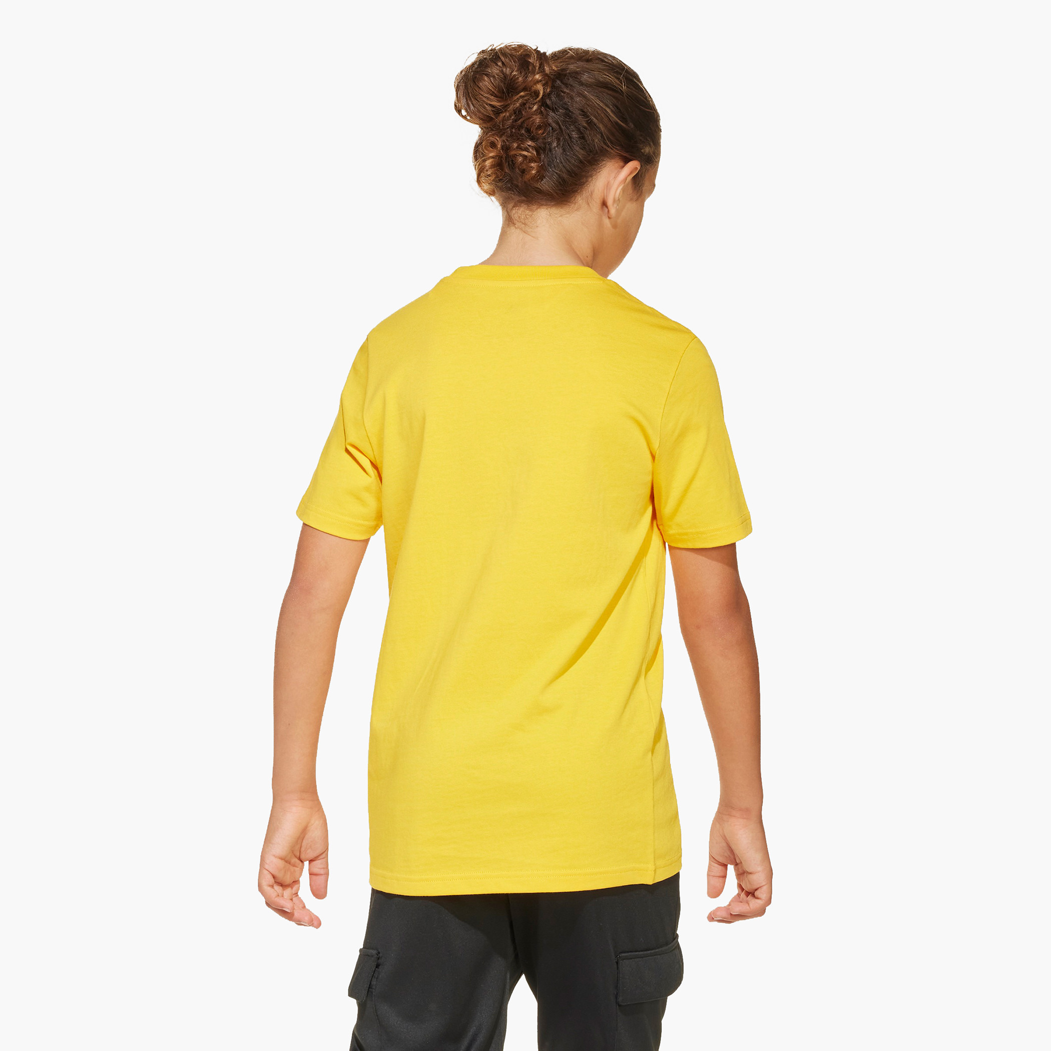 adidas Logo Detail T-shirt with Short Sleeves-boys-clothing-tshirtsandpolos-image-3