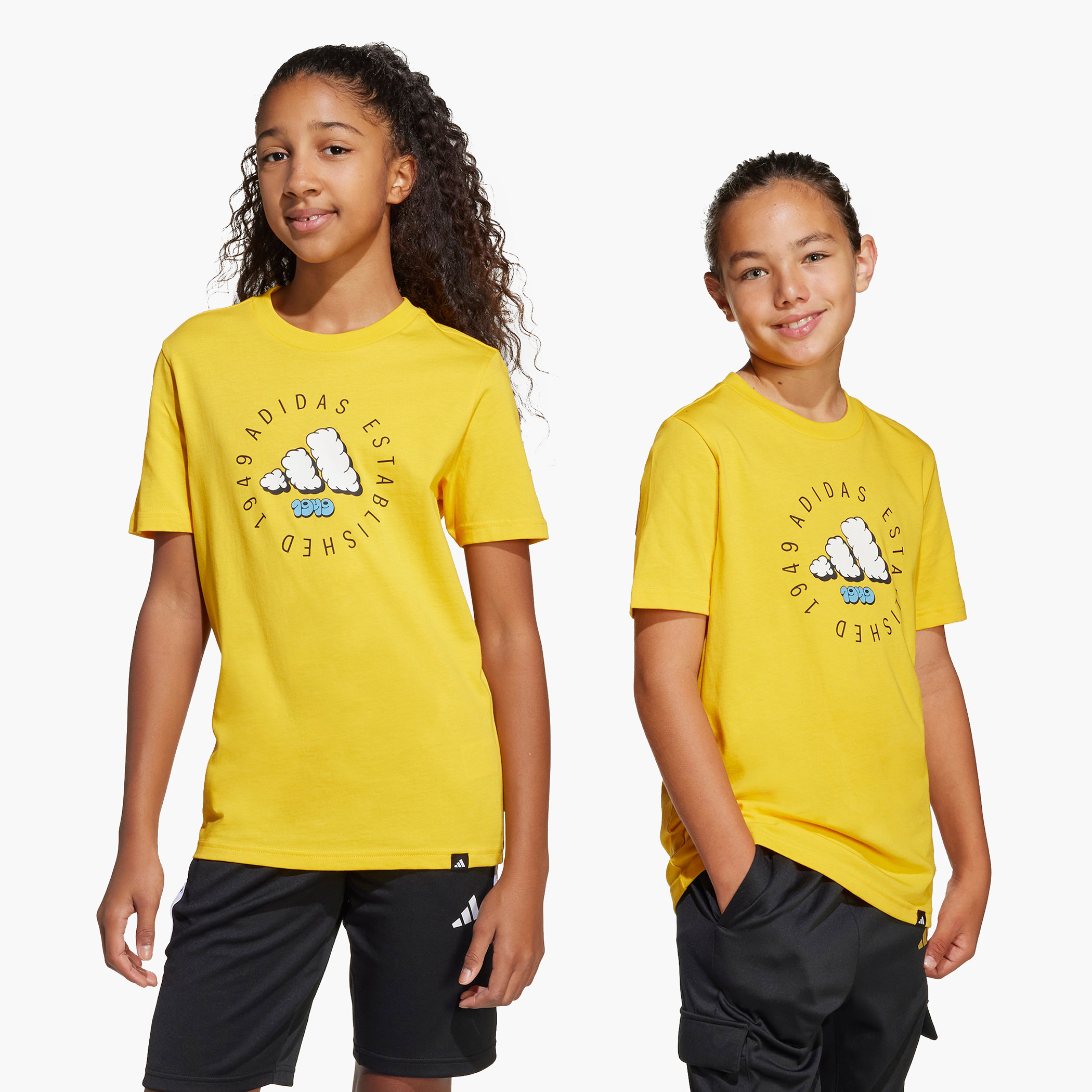 تيشيرت بأكمام قصيرة وتفاصيل شعار من أديداس-boys-clothing-tshirtsandpolos-image-8