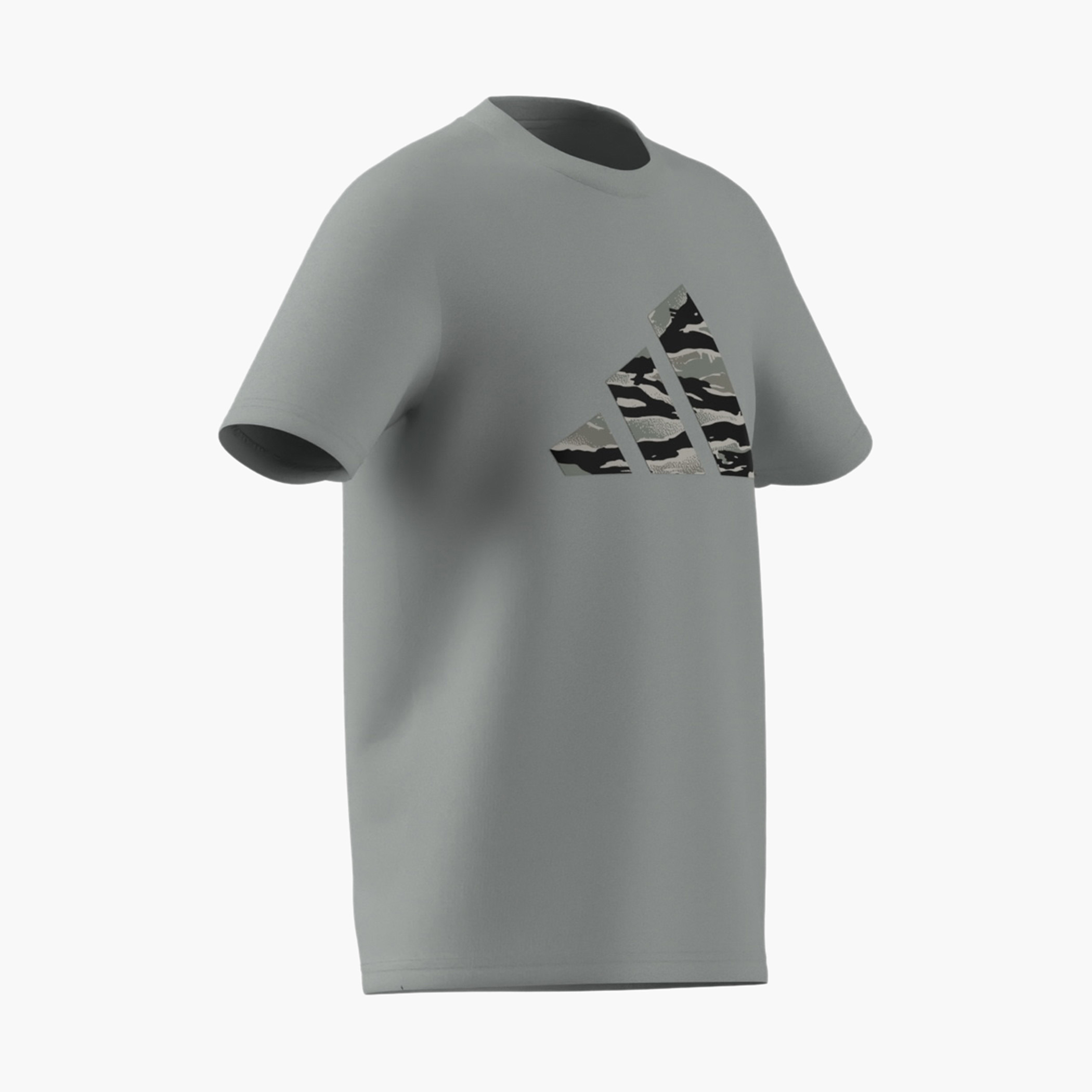 adidas Logo Print T-shirt with Short Sleeves-boys-clothing-tshirtsandpolos-image-2