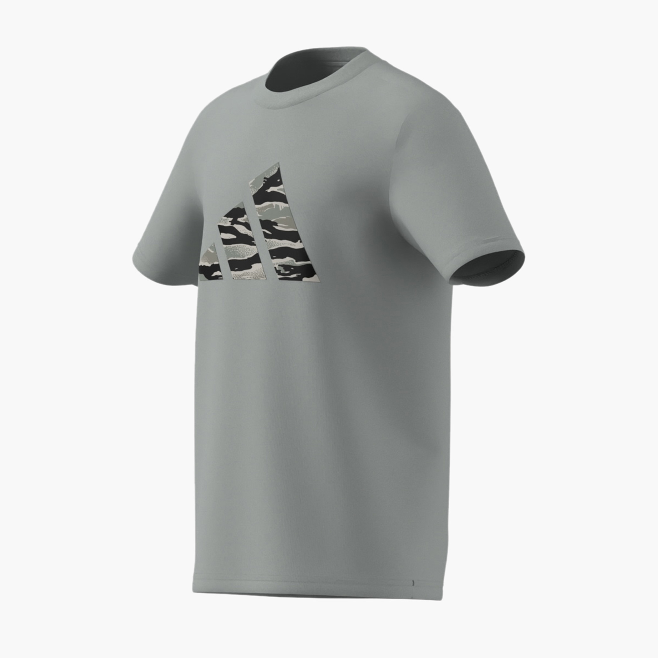 adidas Logo Print T-shirt with Short Sleeves-boys-clothing-tshirtsandpolos-image-8