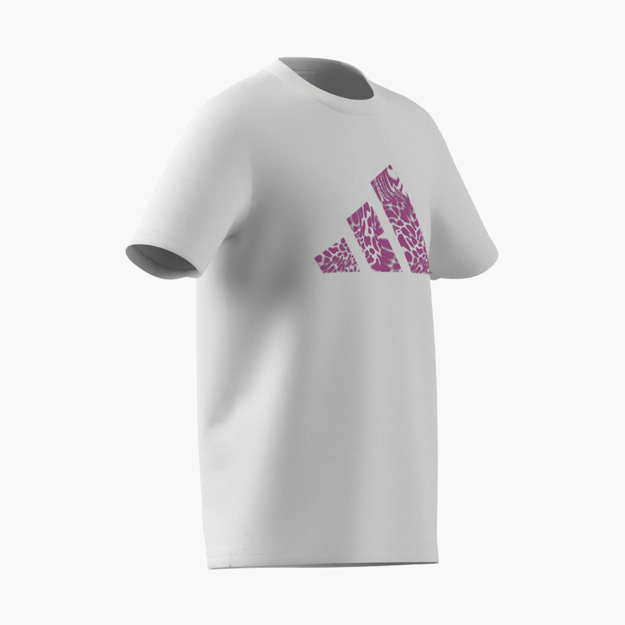 تيشيرت بأكمام قصيرة وطبعات شعار من أديداس-sports-girls-clothing-tops-image-3