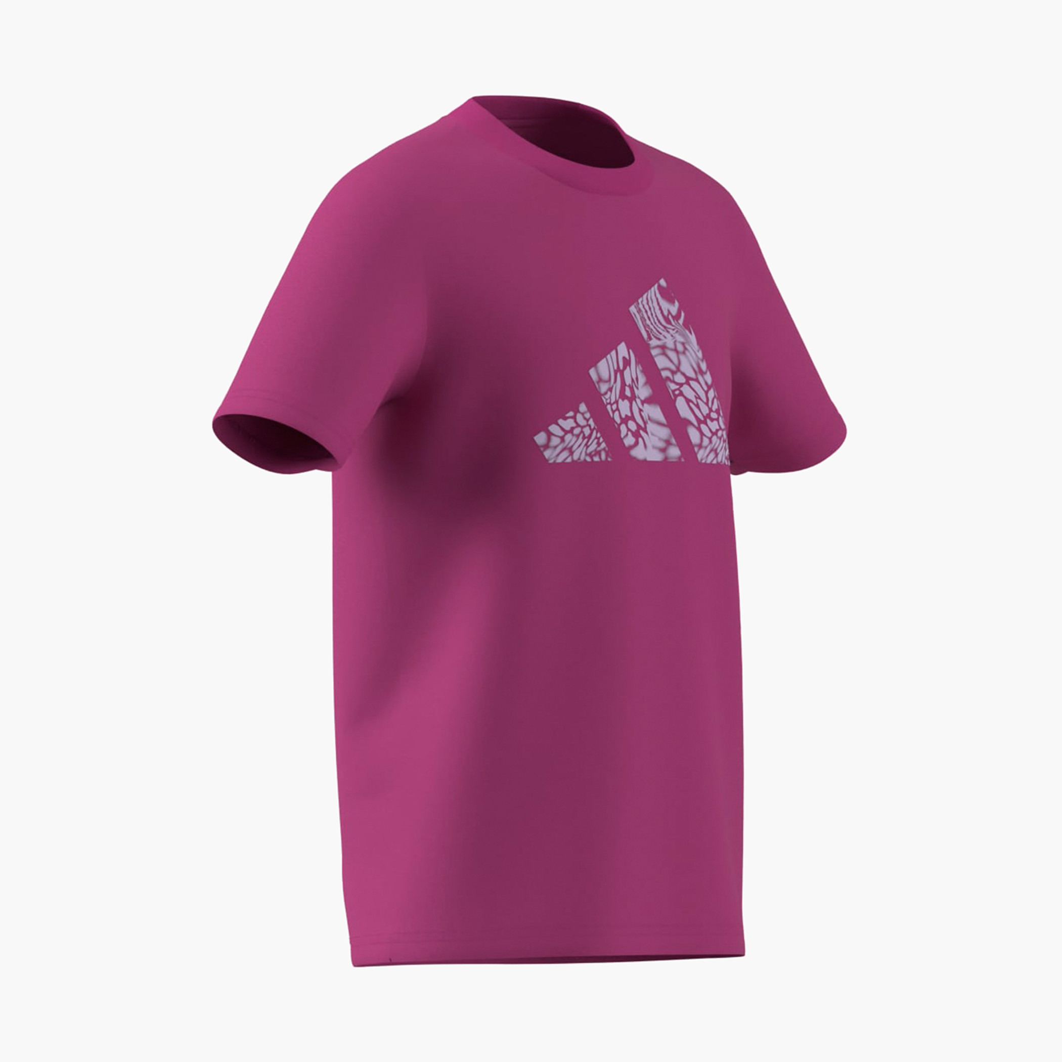 تيشيرت بأكمام قصيرة وطبعات شعار من أديداس-sports-girls-clothing-tops-image-2