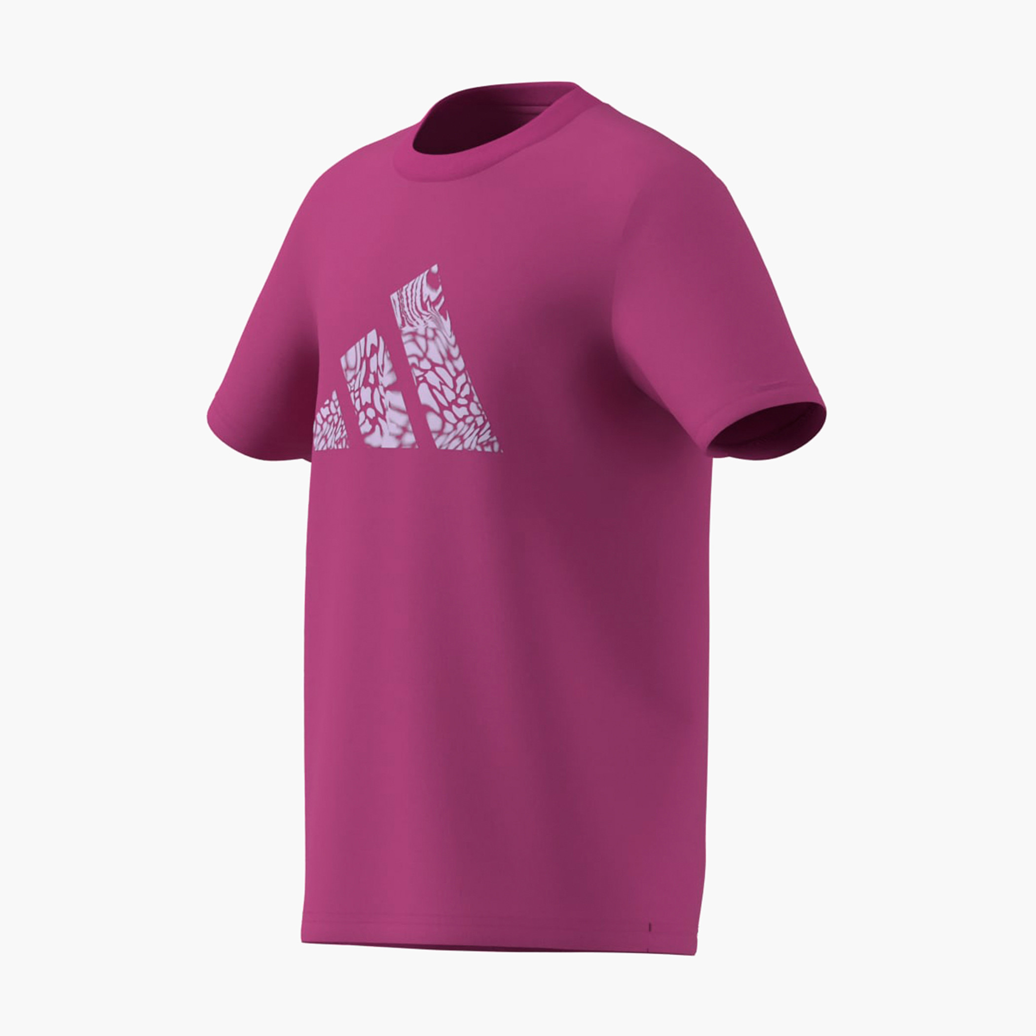 تيشيرت بأكمام قصيرة وطبعات شعار من أديداس-sports-girls-clothing-tops-image-8