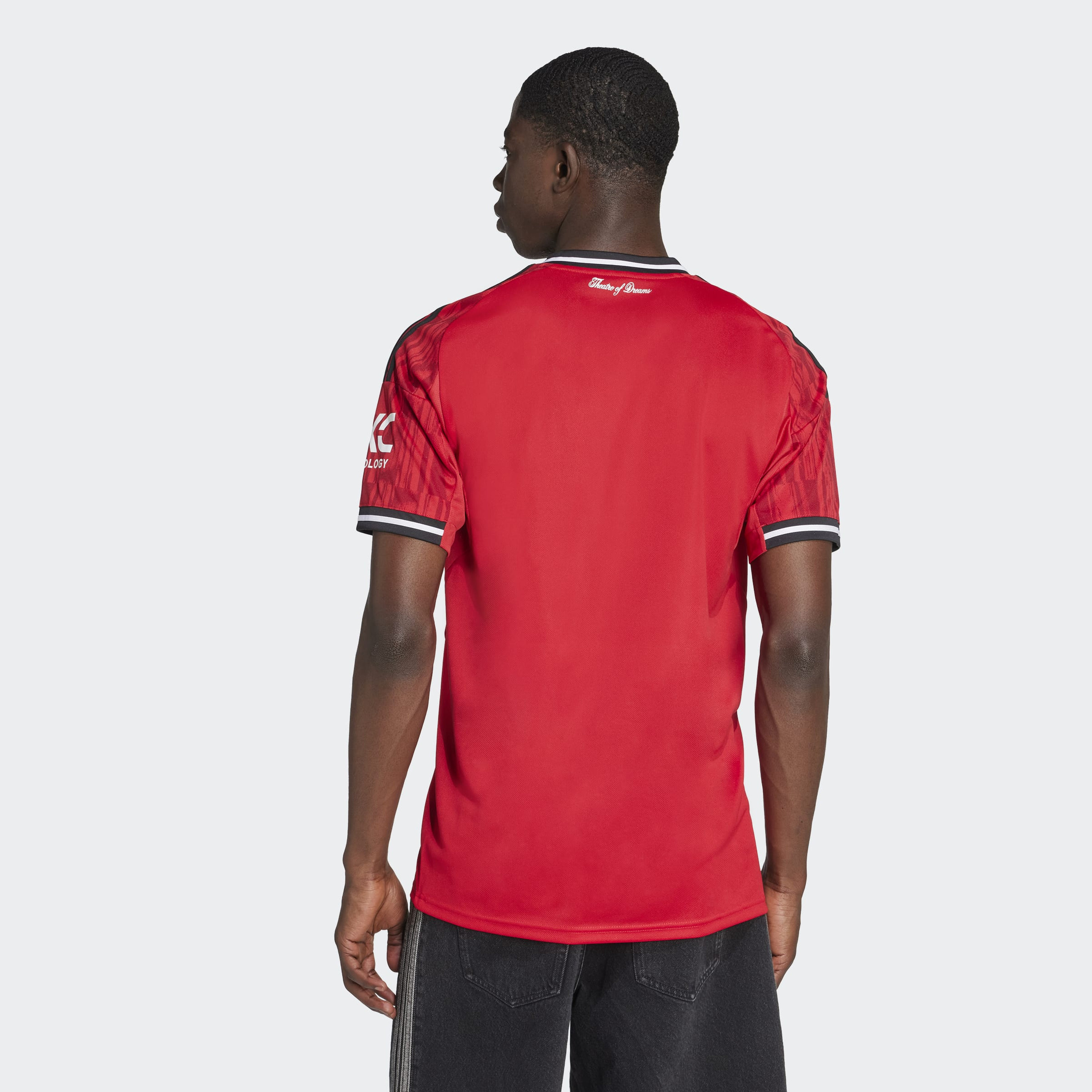 adidas Men Manchester United 25/26 Home Short Sleeve Jersey-men-clothing-sportswearandactivewear-tshirtsandpolos-image-3