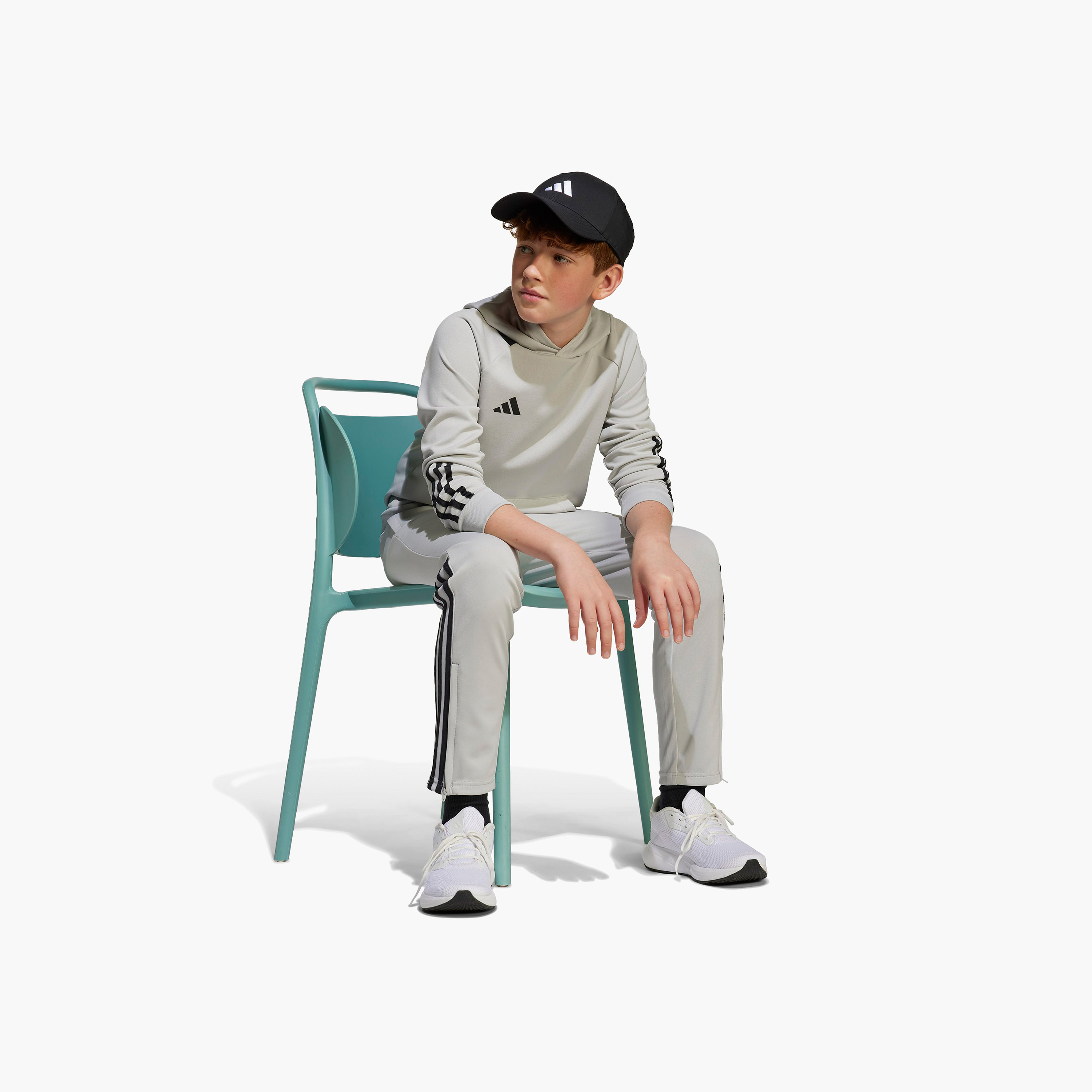 adidas Boys Track Pants with Pockets - Elasticated Waist-boys-clothing-bottoms-joggersandtrackpants-image-3