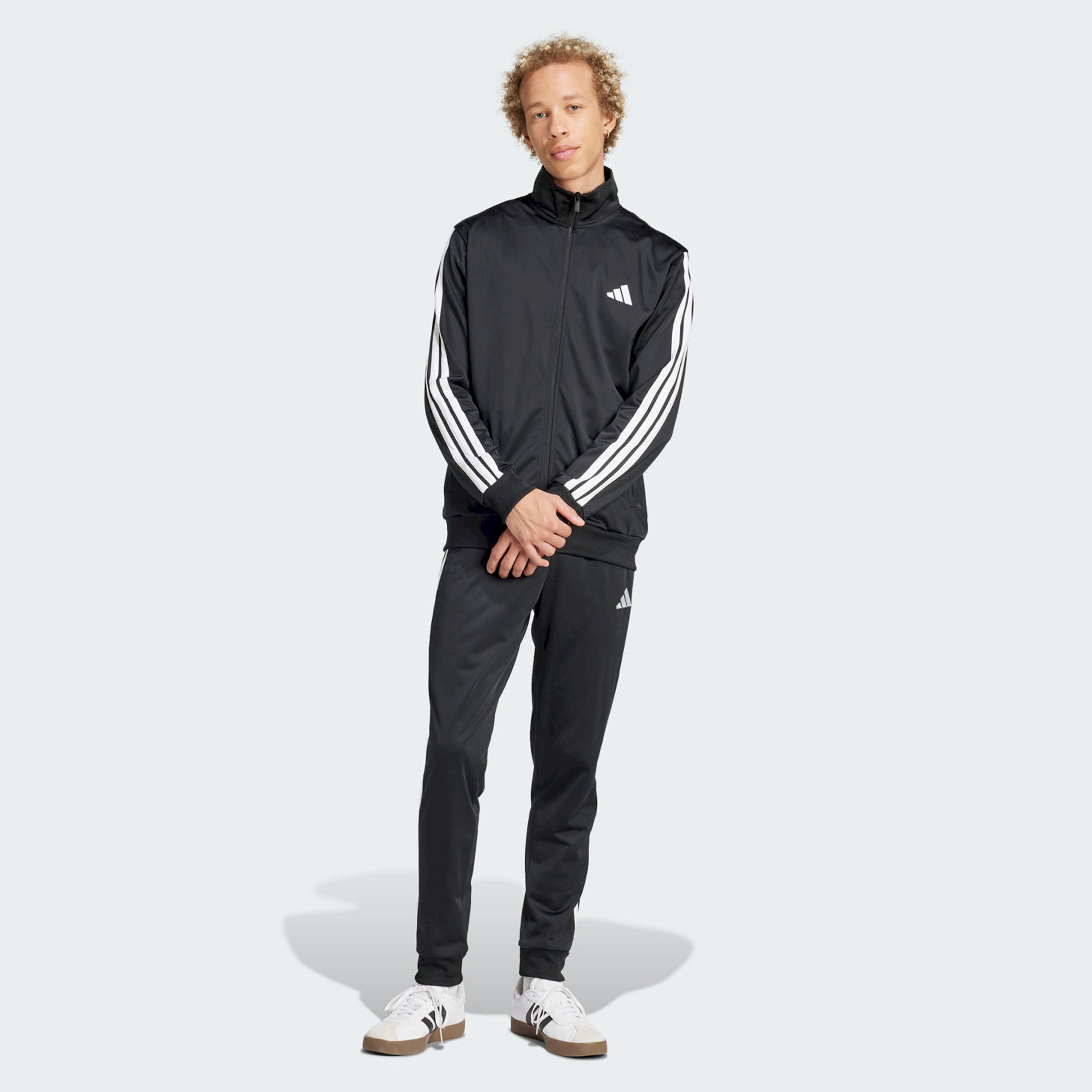 أديداس - بدلة رياضية بيسك تريكو بثلاثة خطوط للرجال | OE-men-clothing-sportswearandactivewear-tracksuits-image-7