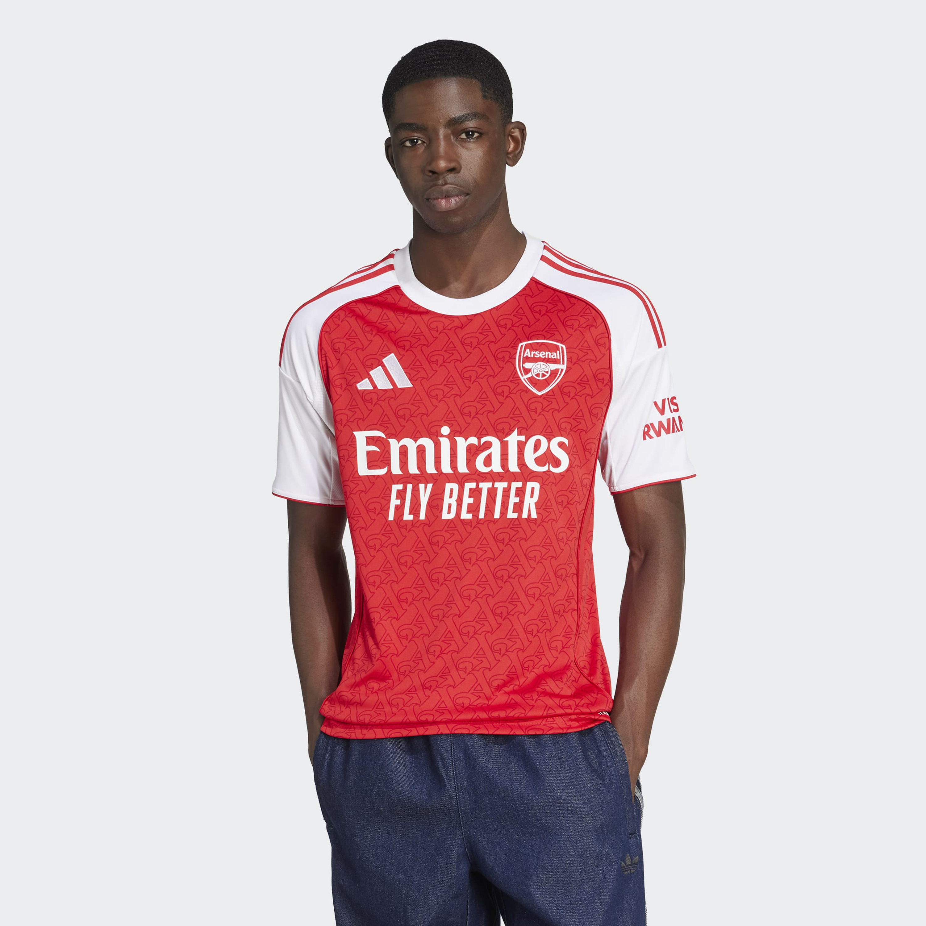 adidas Men Arsenal 25/26 Home Short Sleeve Jersey-men-clothing-sportswearandactivewear-tshirtsandpolos-image-1
