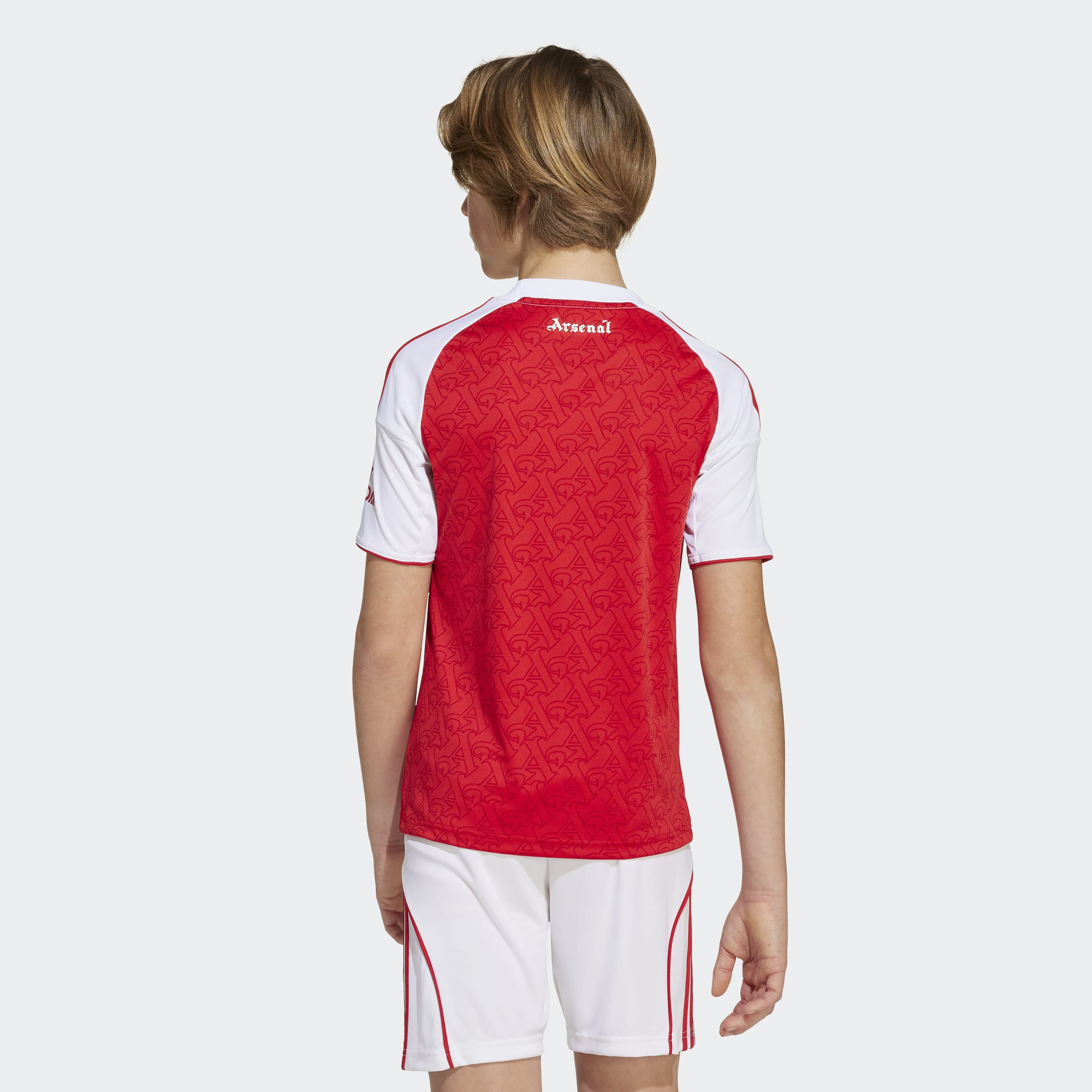 adidas Kids Arsenal 25/26 Home Short Sleeve Jersey-boys-clothing-sportswear-tops-image-4