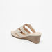 Le Confort Slip-On Sandals with Wedge Heels-Women%27s Heel Sandals-thumbnailMobile-1
