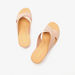Le Confort Perforated Cross Strap Slide Sandals with Wedge Heels-Women%27s Heel Sandals-thumbnailMobile-2