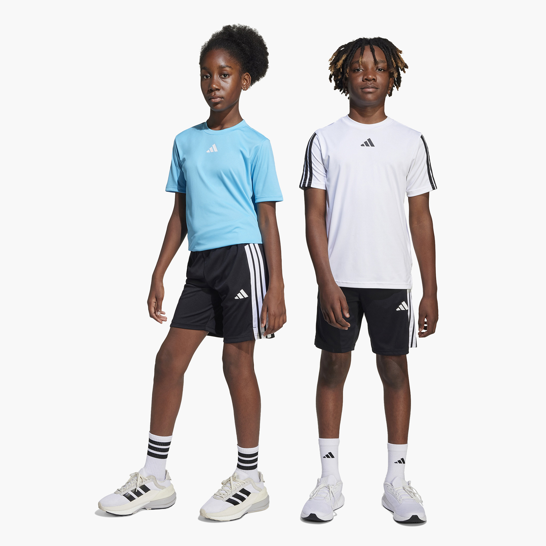 adidas Logo Print Shorts with Elasticated Waistband-boys-clothing-sportswear-bottoms-image-7
