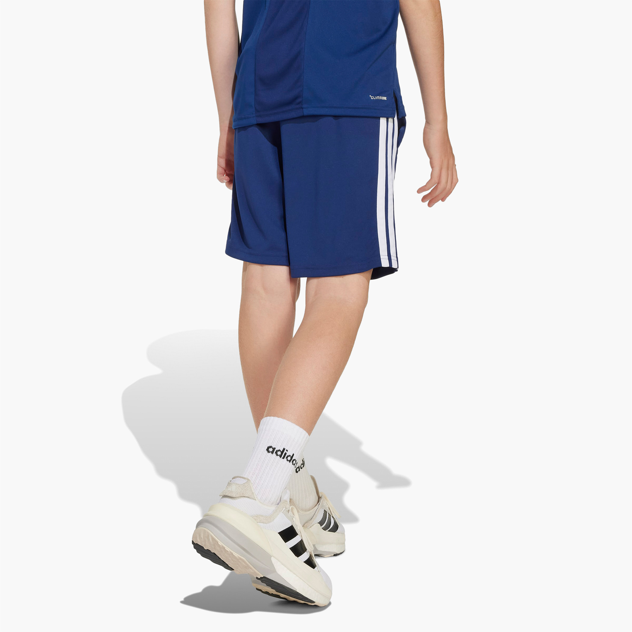 adidas Logo Print Shorts with Elasticated Waistband-boys-clothing-sportswear-bottoms-image-3